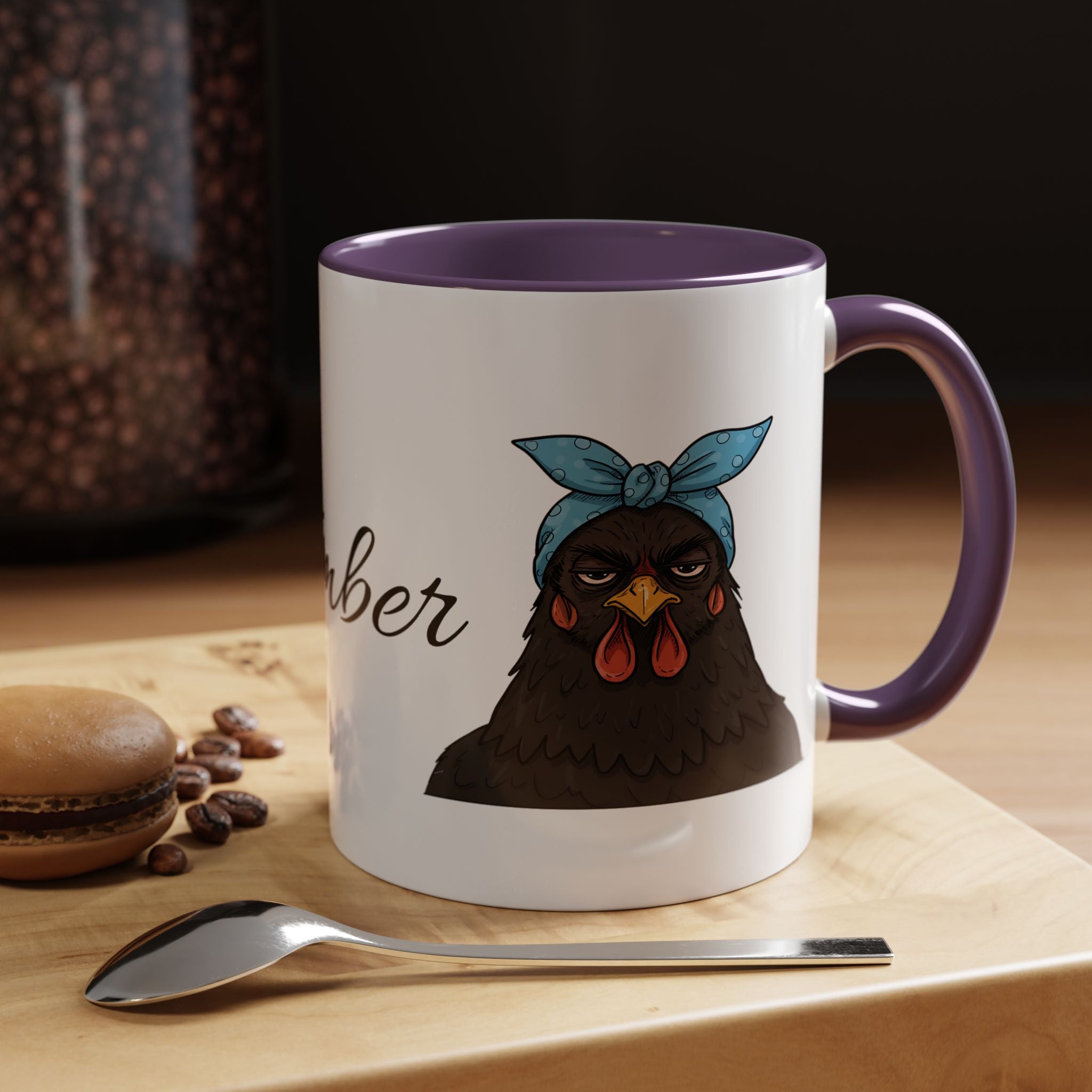 Crazy Chicken Lady Mug, Personalized Name, Mad Hen Mug, Chicken Coffee Cup, Gift for Chicken Lover, Quirky Coffee Cup - Razels