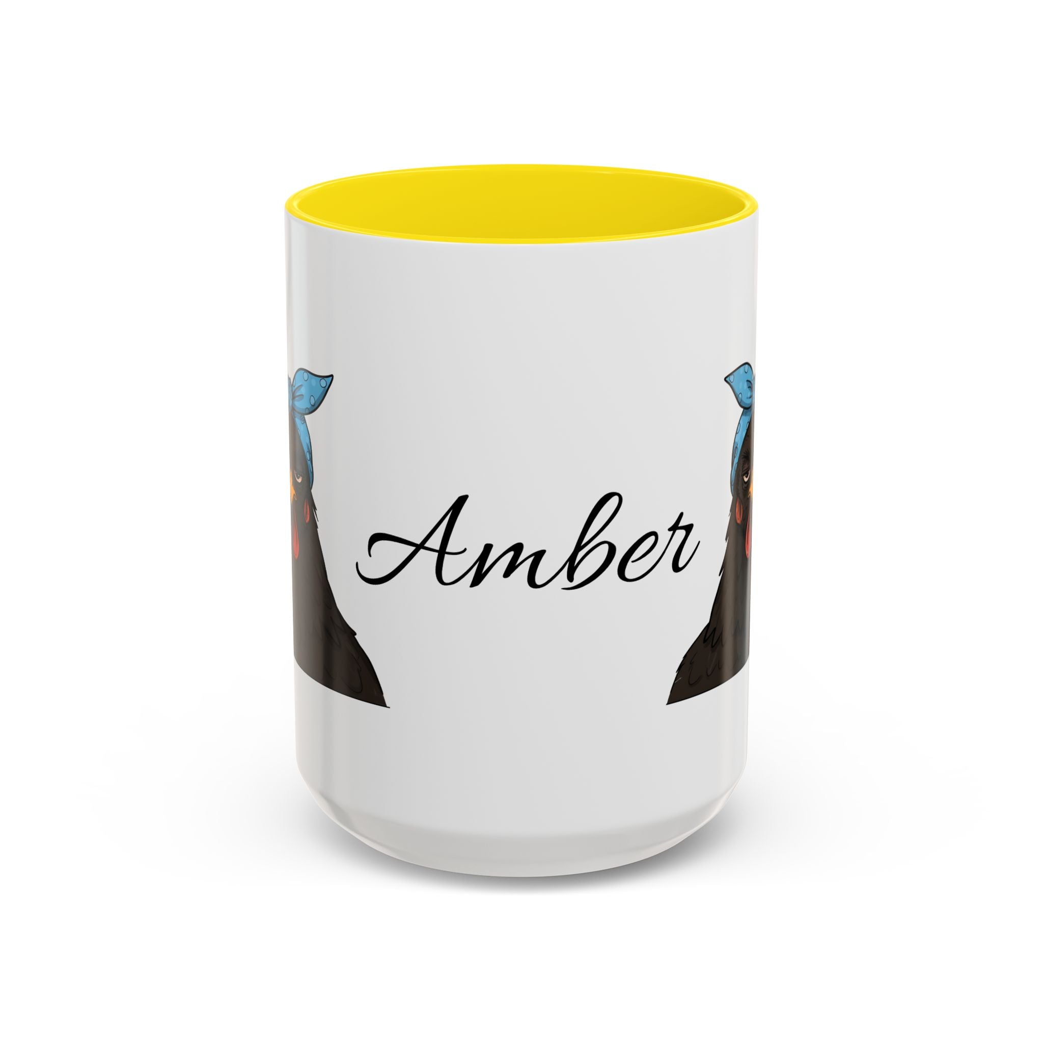 Crazy Chicken Lady Mug, Personalized Name, Mad Hen Mug, Chicken Coffee Cup, Gift for Chicken Lover, Quirky Coffee Cup - Razels