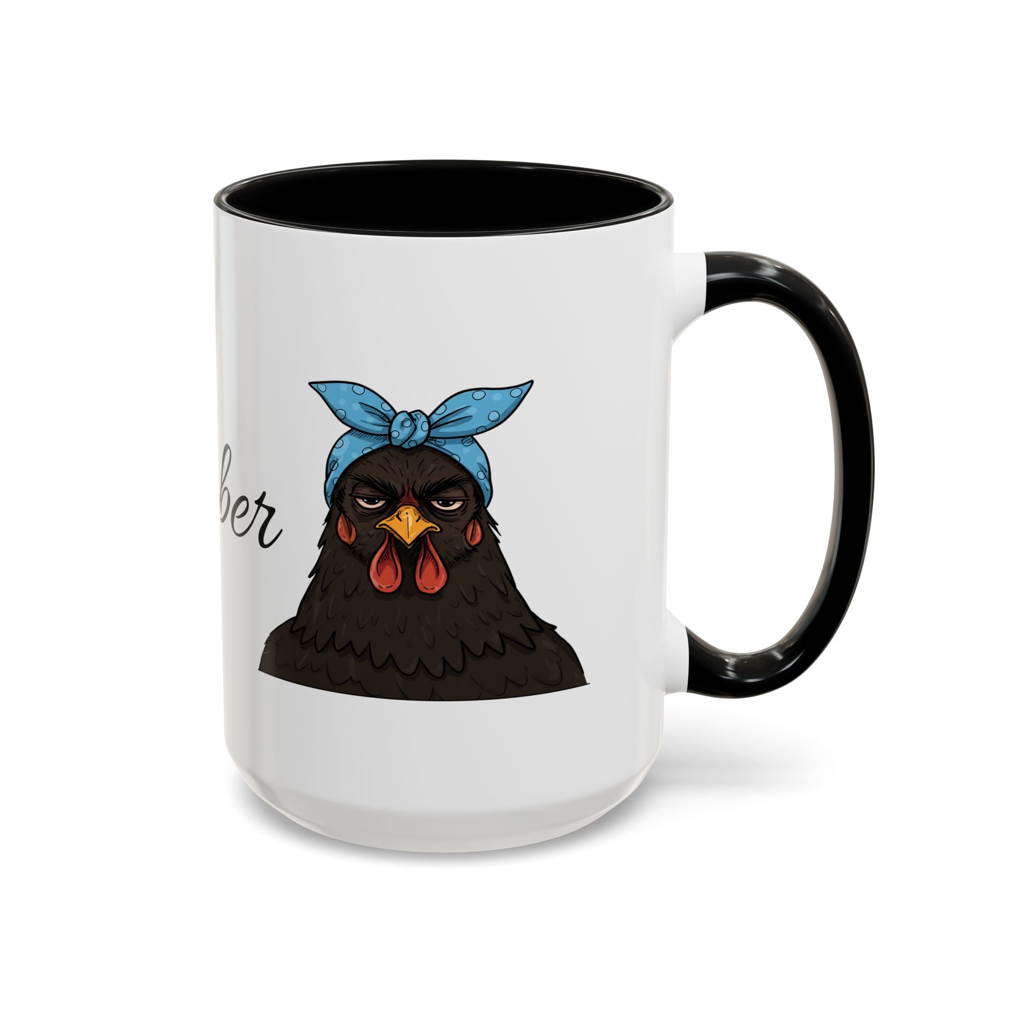 Crazy Chicken Lady Mug, Personalized Name, Mad Hen Mug, Chicken Coffee Cup, Gift for Chicken Lover, Quirky Coffee Cup - Razels