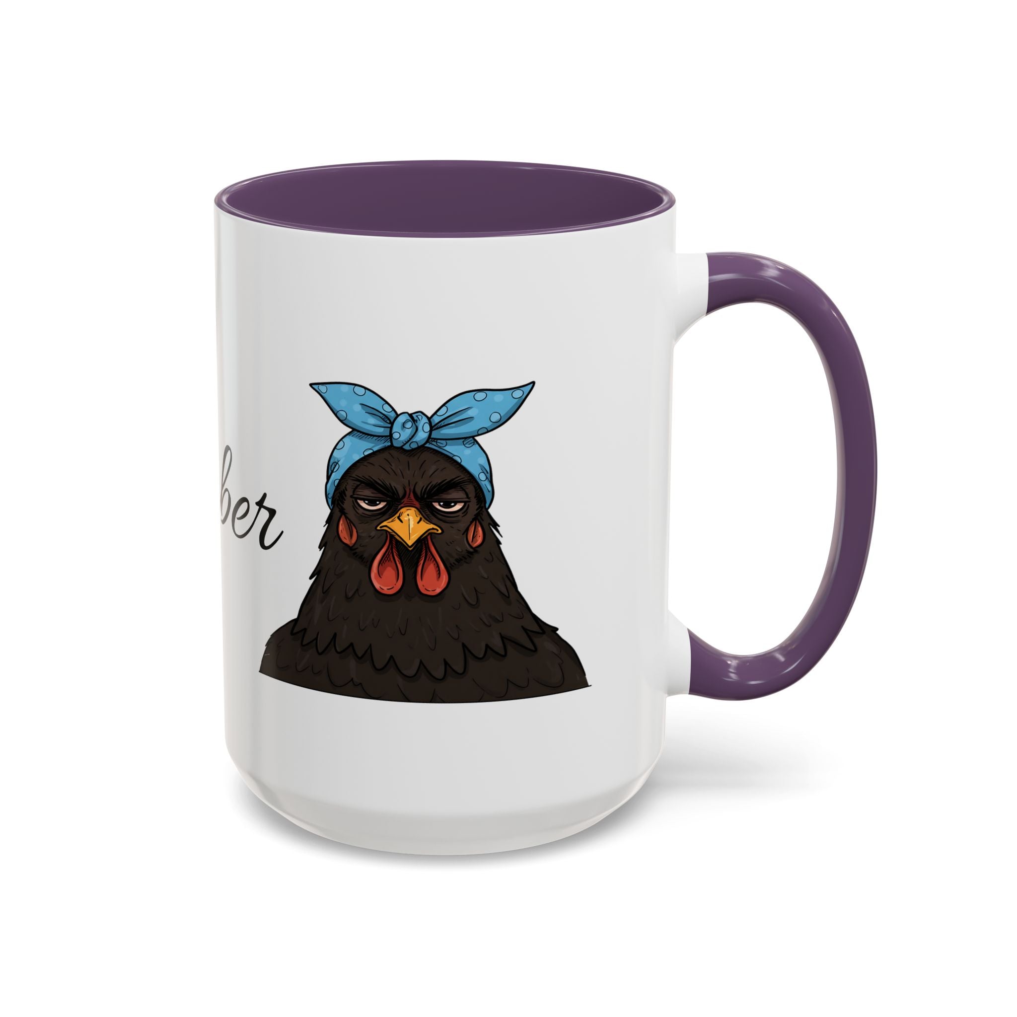 Crazy Chicken Lady Mug, Personalized Name, Mad Hen Mug, Chicken Coffee Cup, Gift for Chicken Lover, Quirky Coffee Cup - Razels