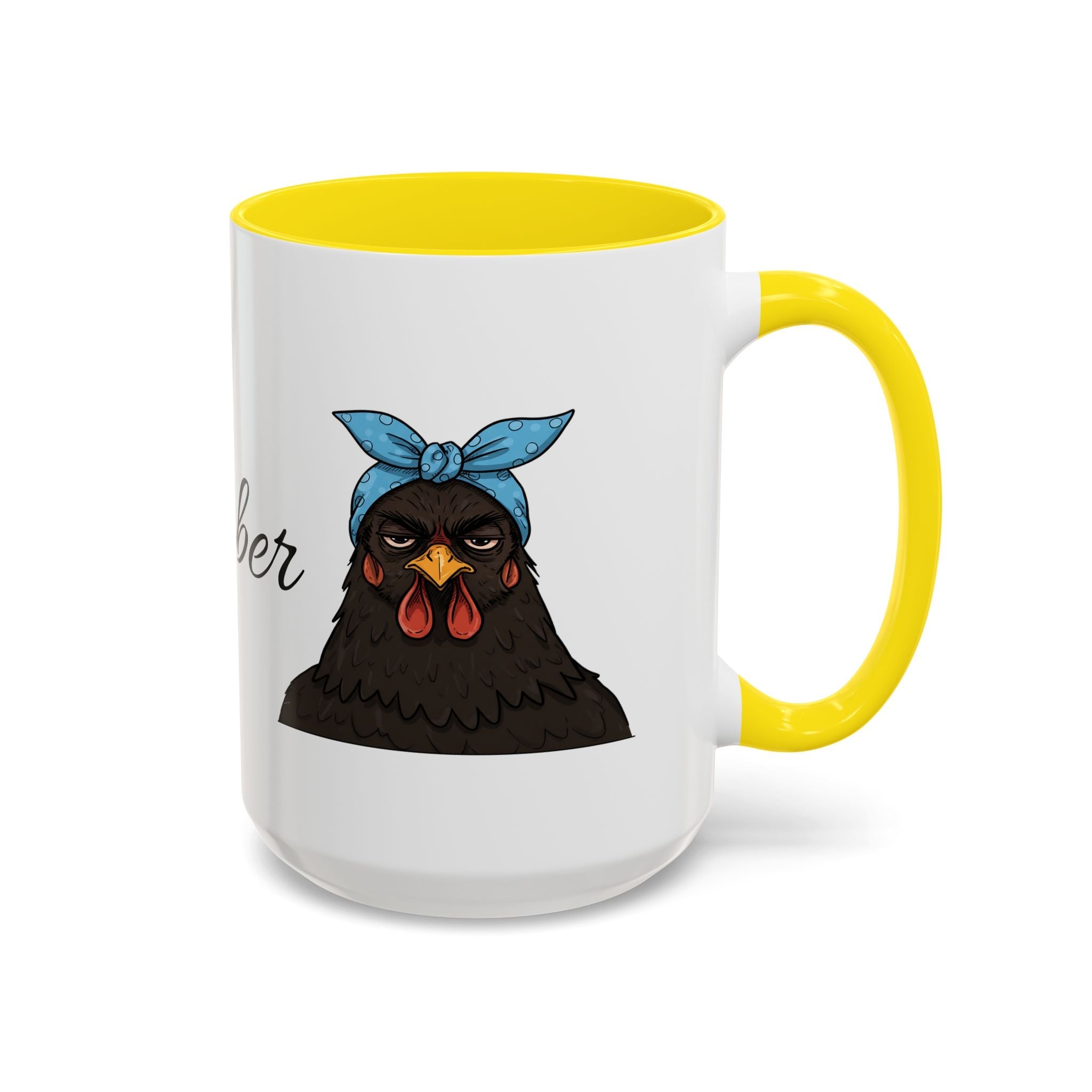 Crazy Chicken Lady Mug, Personalized Name, Mad Hen Mug, Chicken Coffee Cup, Gift for Chicken Lover, Quirky Coffee Cup - Razels