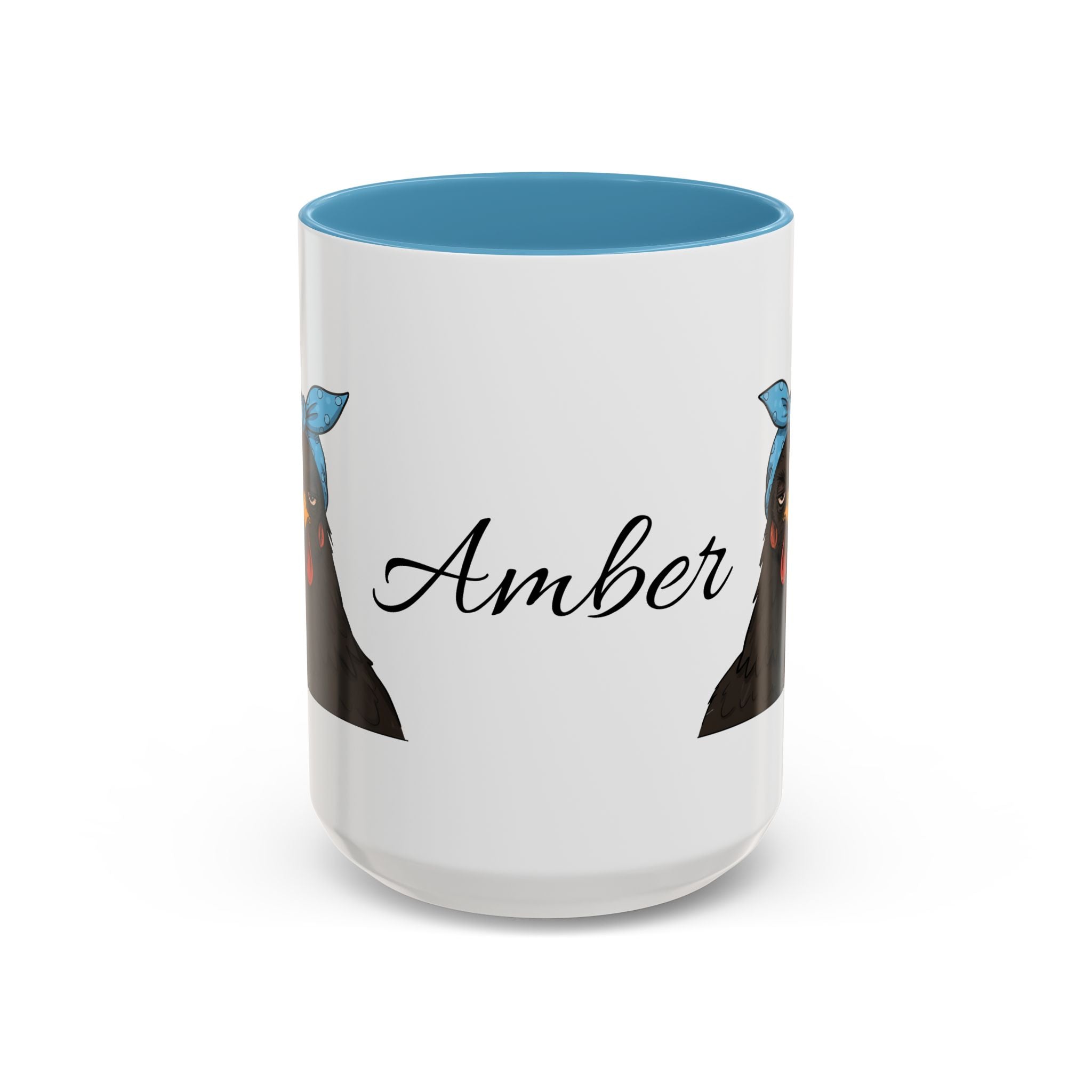 Crazy Chicken Lady Mug, Personalized Name, Mad Hen Mug, Chicken Coffee Cup, Gift for Chicken Lover, Quirky Coffee Cup - Razels