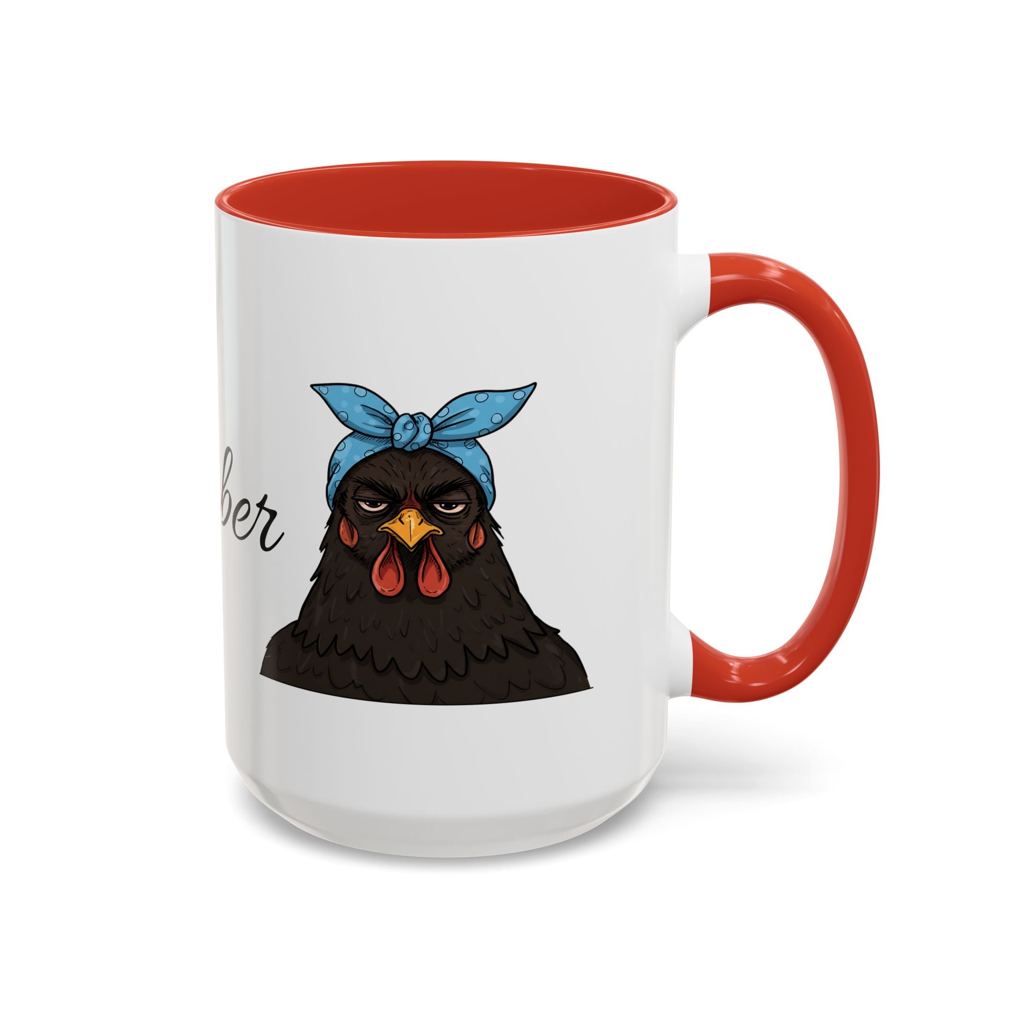 Crazy Chicken Lady Mug, Personalized Name, Mad Hen Mug, Chicken Coffee Cup, Gift for Chicken Lover, Quirky Coffee Cup - Razels