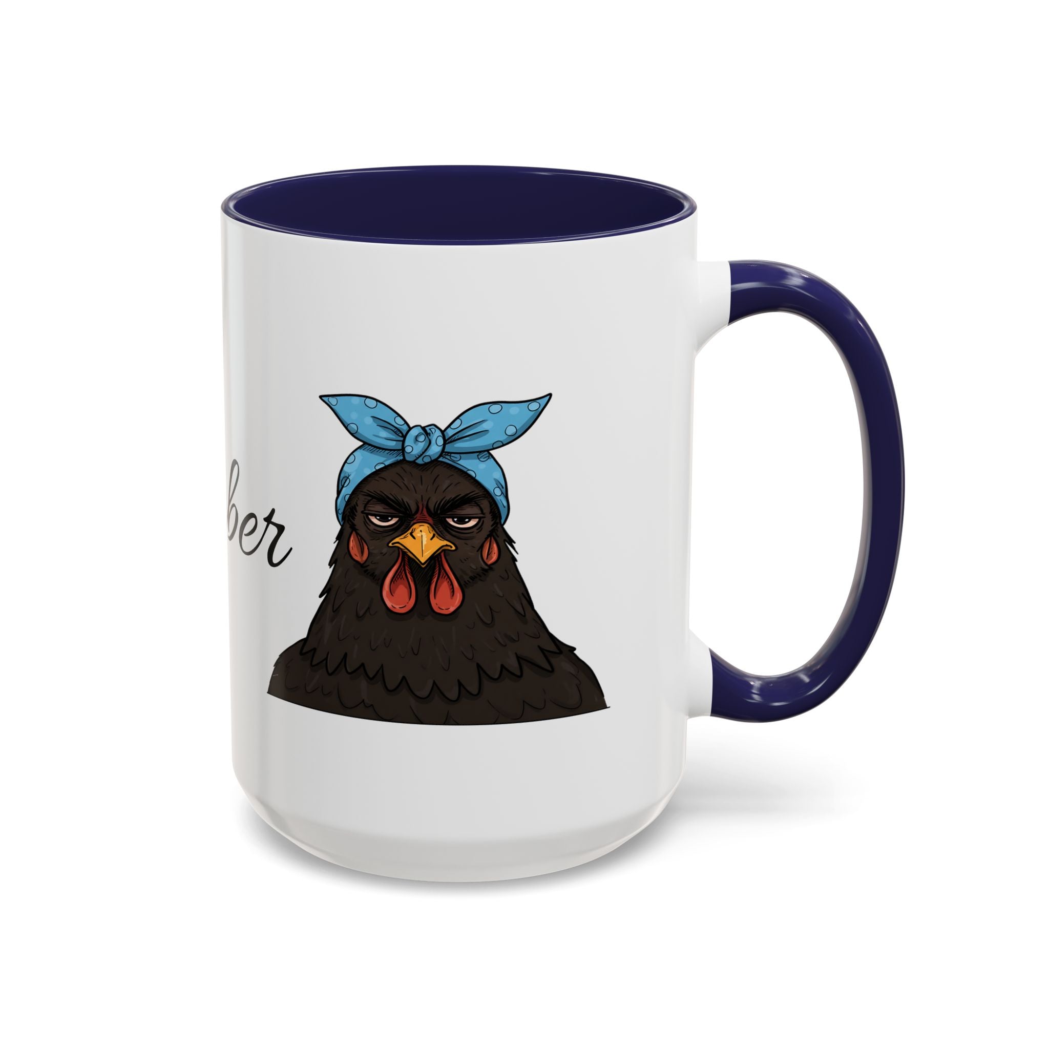 Crazy Chicken Lady Mug, Personalized Name, Mad Hen Mug, Chicken Coffee Cup, Gift for Chicken Lover, Quirky Coffee Cup - Razels