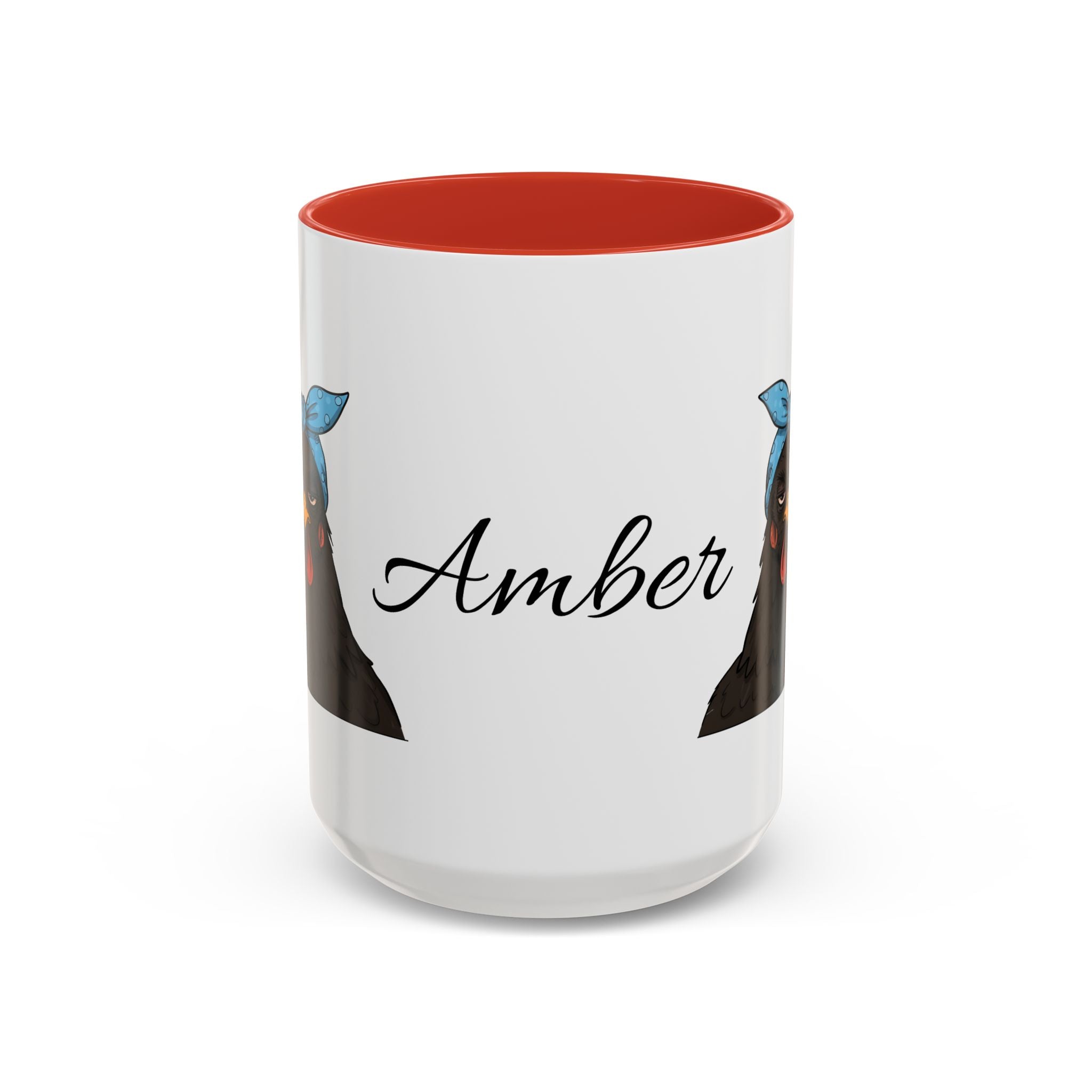 Crazy Chicken Lady Mug, Personalized Name, Mad Hen Mug, Chicken Coffee Cup, Gift for Chicken Lover, Quirky Coffee Cup - Razels