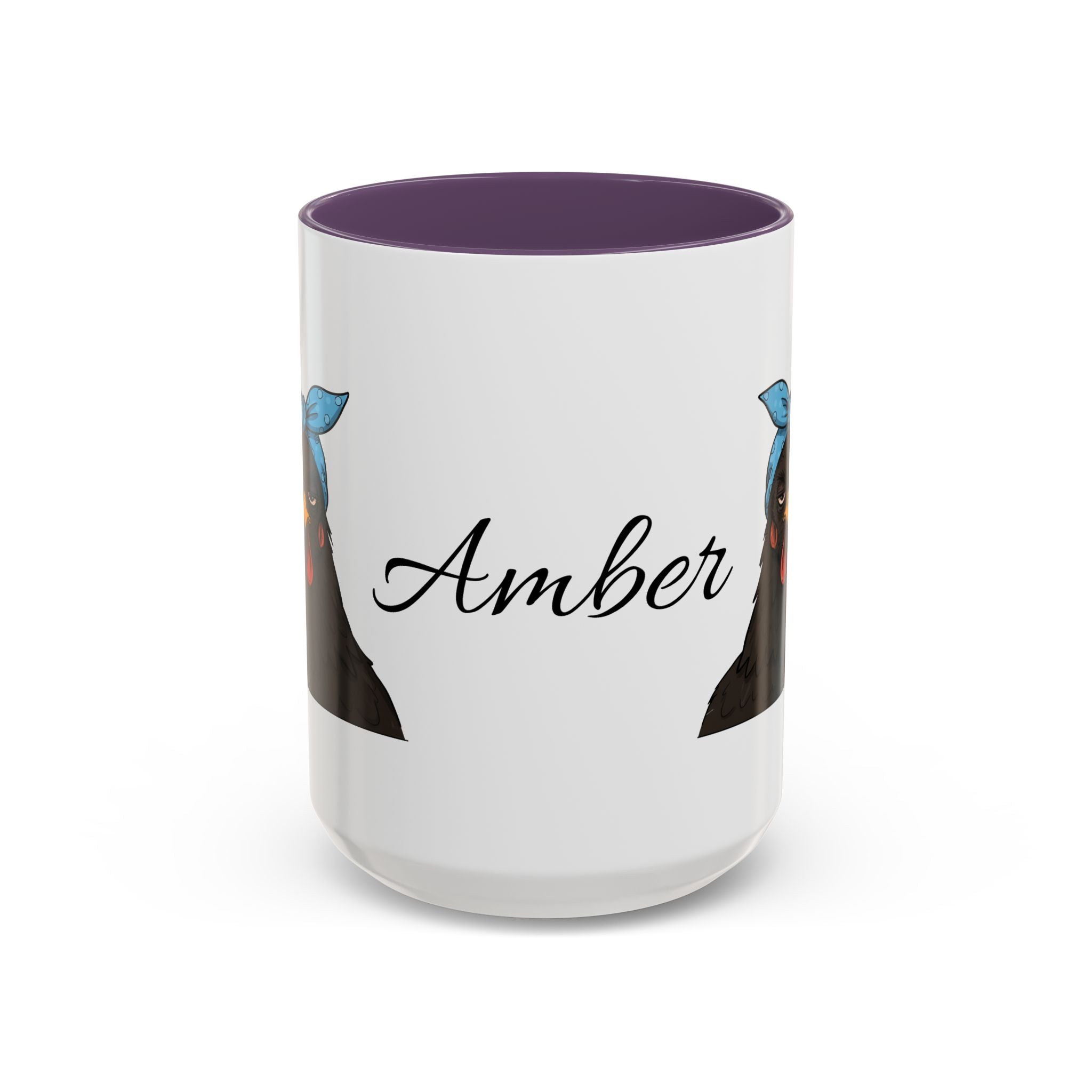 Crazy Chicken Lady Mug, Personalized Name, Mad Hen Mug, Chicken Coffee Cup, Gift for Chicken Lover, Quirky Coffee Cup - Razels