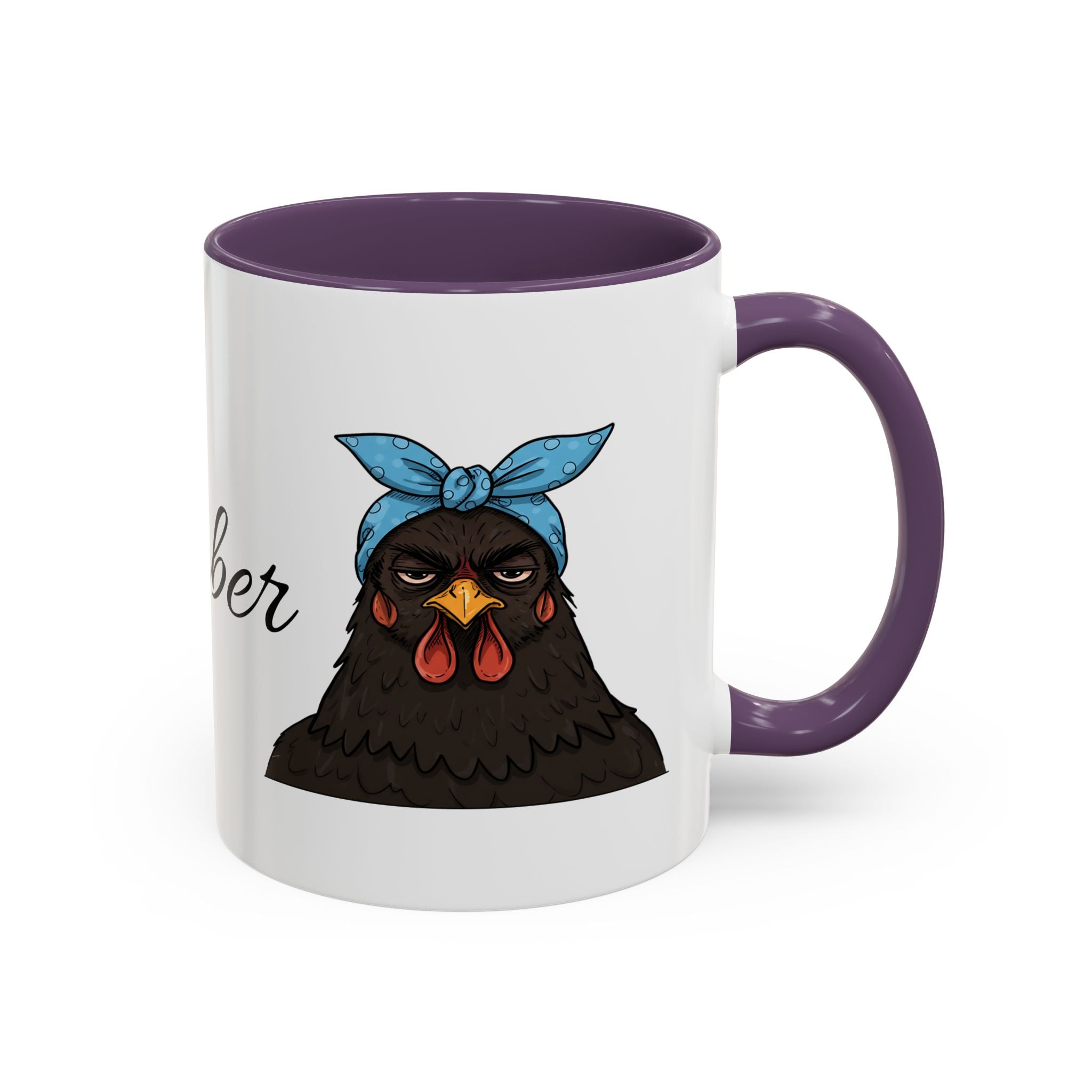 Crazy Chicken Lady Mug, Personalized Name, Mad Hen Mug, Chicken Coffee Cup, Gift for Chicken Lover, Quirky Coffee Cup - Razels