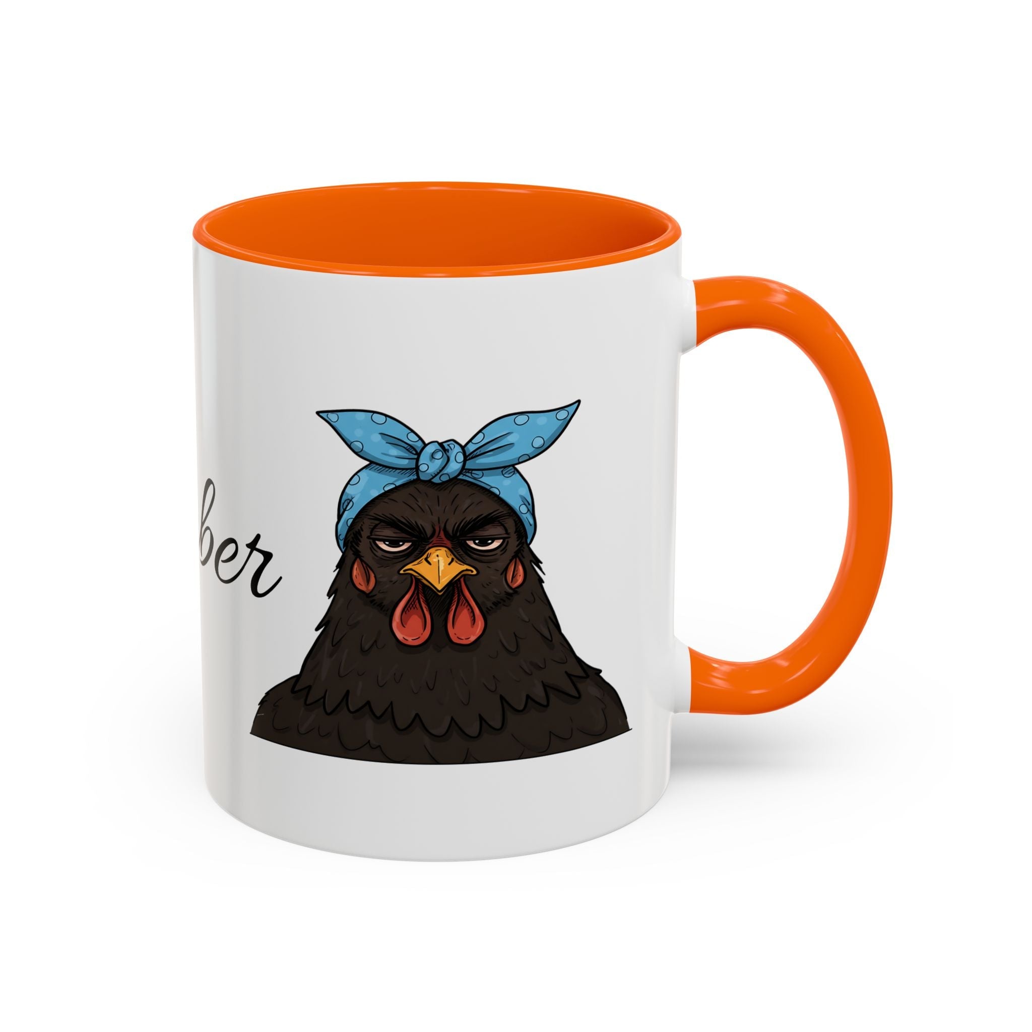 Crazy Chicken Lady Mug, Personalized Name, Mad Hen Mug, Chicken Coffee Cup, Gift for Chicken Lover, Quirky Coffee Cup - Razels