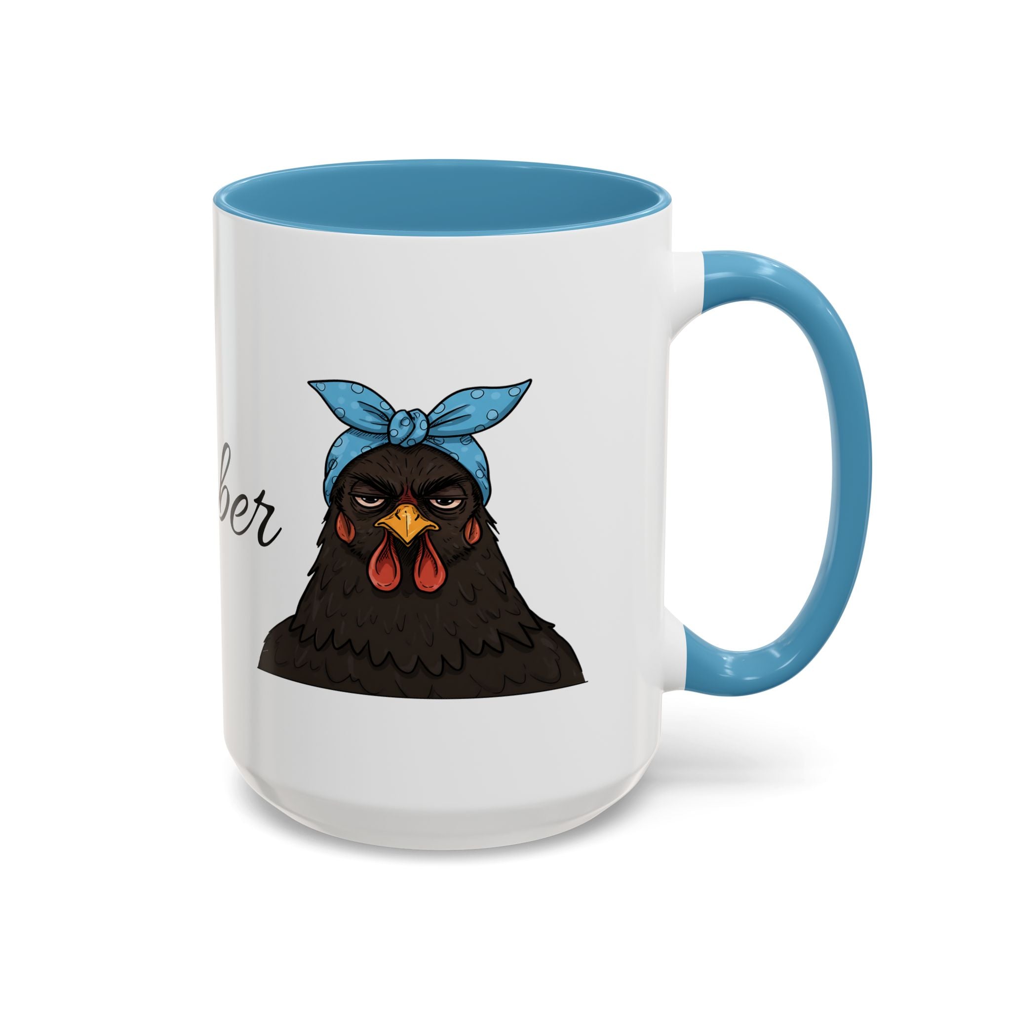 Crazy Chicken Lady Mug, Personalized Name, Mad Hen Mug, Chicken Coffee Cup, Gift for Chicken Lover, Quirky Coffee Cup - Razels