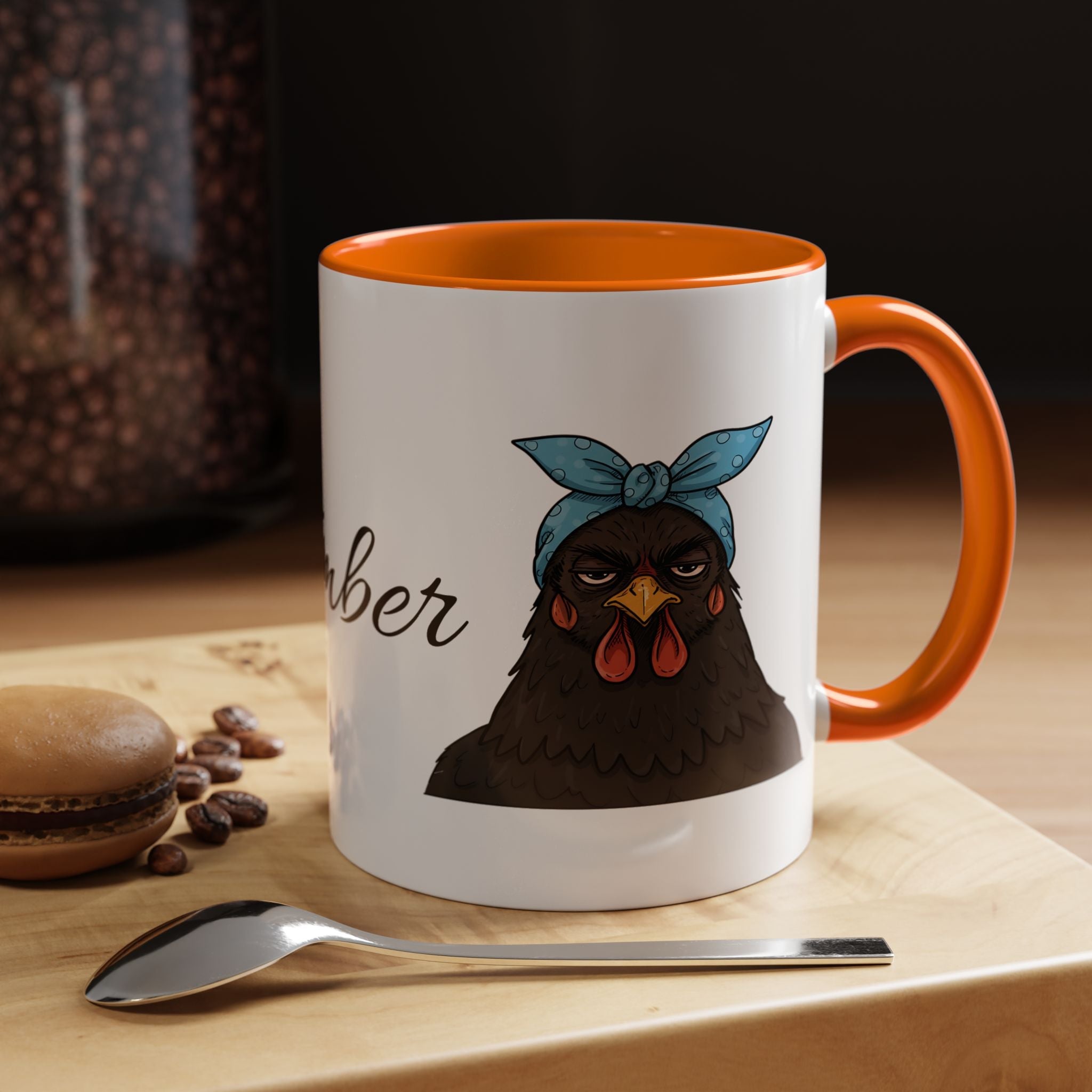 Crazy Chicken Lady Mug, Personalized Name, Mad Hen Mug, Chicken Coffee Cup, Gift for Chicken Lover, Quirky Coffee Cup - Razels