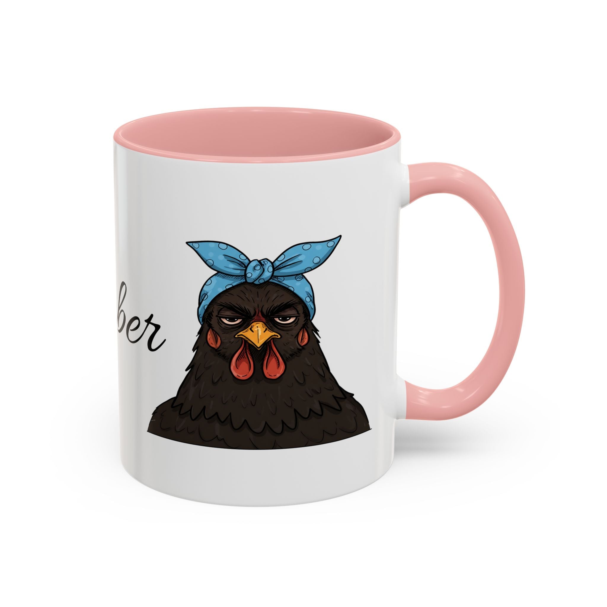 Crazy Chicken Lady Mug, Personalized Name, Mad Hen Mug, Chicken Coffee Cup, Gift for Chicken Lover, Quirky Coffee Cup - Razels