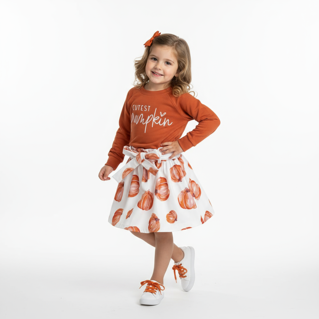 cutestpumpkin skirt outfit for girls