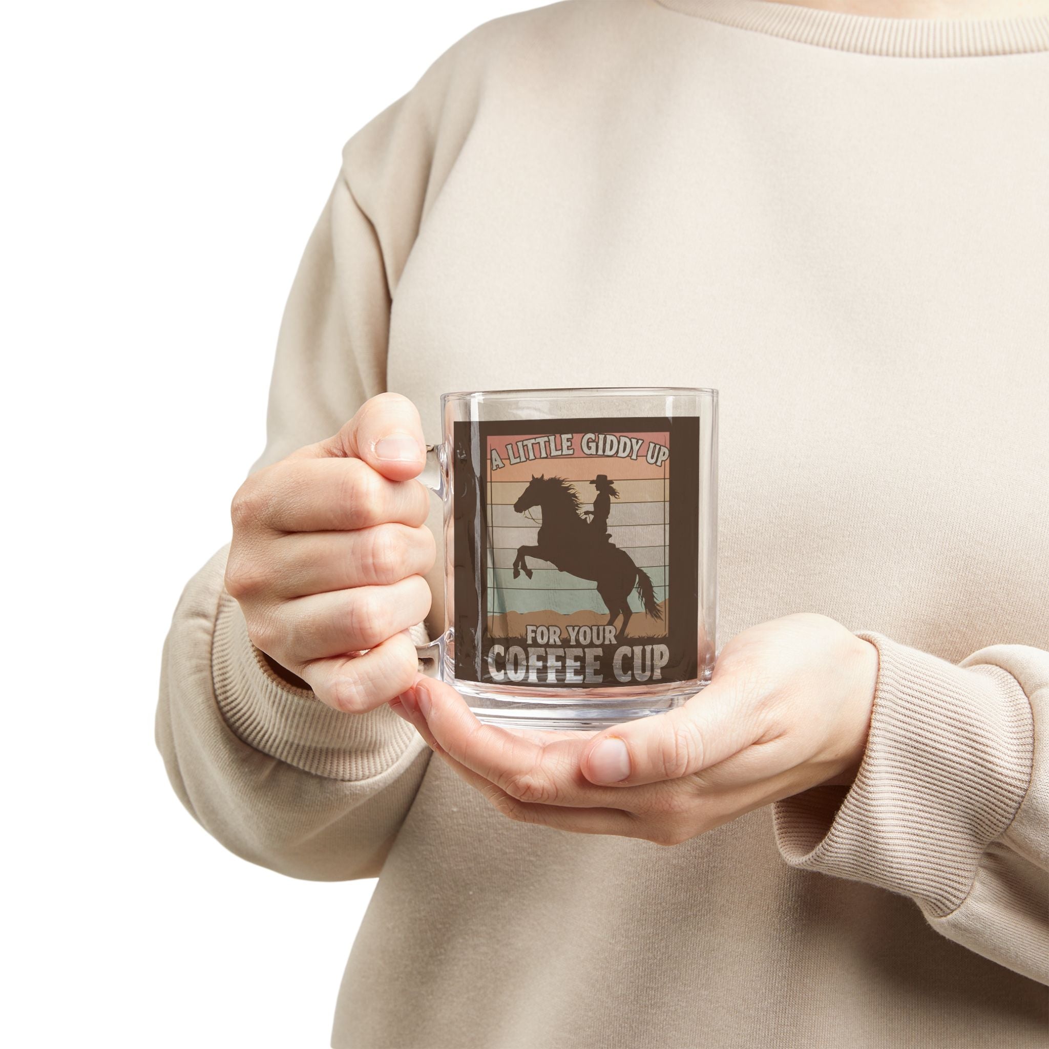 Giddy Up Coffee Cup, Cowgirl Coffee Mug, Western Cowgirl Gift, Western Saying - Razels