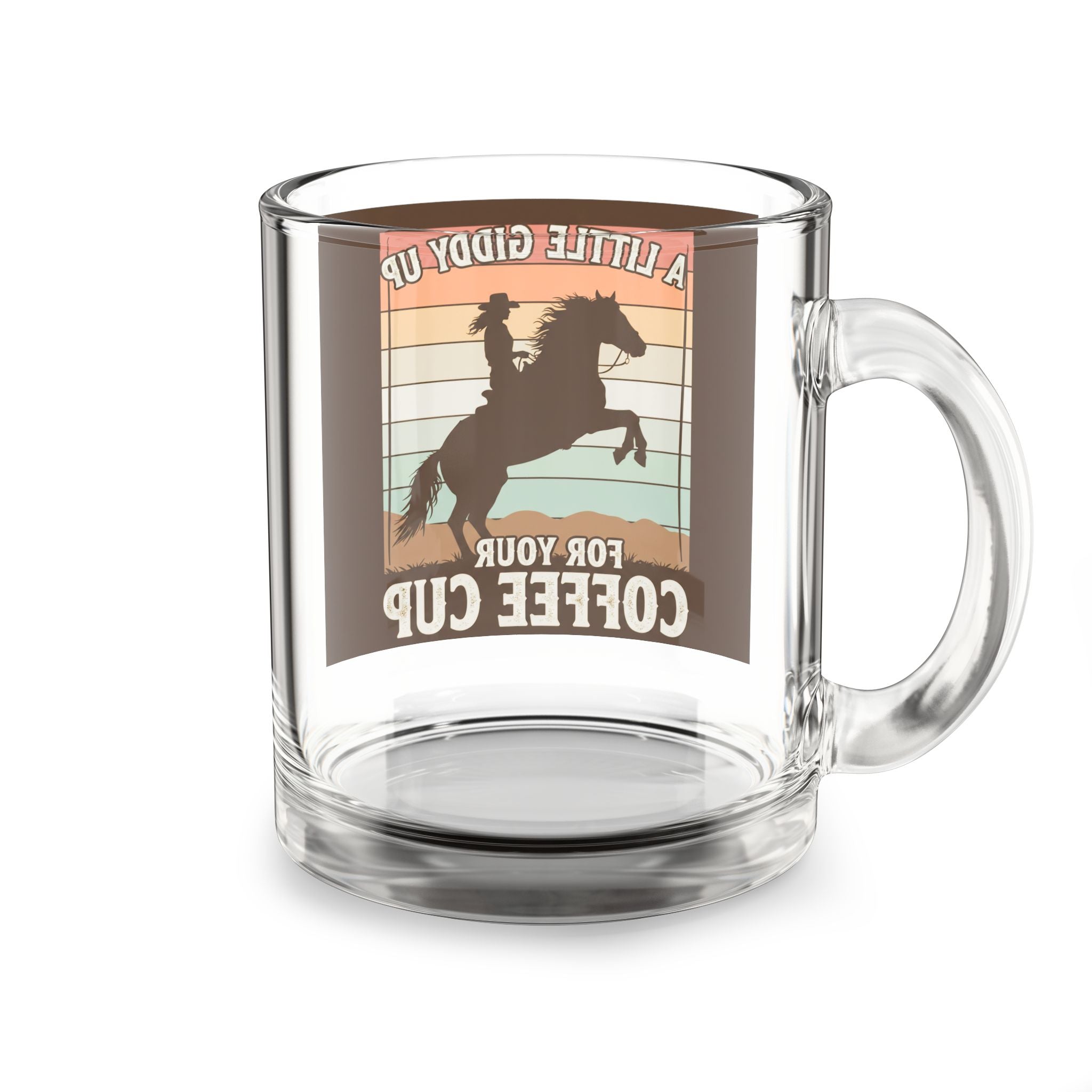 Giddy Up Coffee Cup, Cowgirl Coffee Mug, Western Cowgirl Gift, Western Saying - Razels