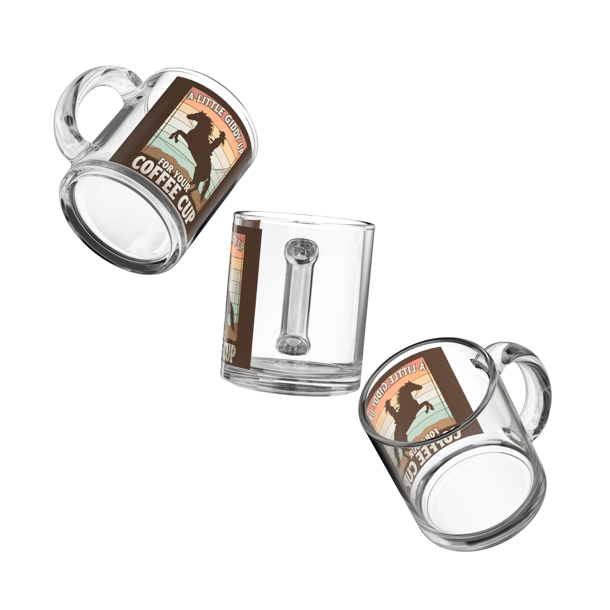 Giddy Up Coffee Cup, Cowgirl Coffee Mug, Western Cowgirl Gift, Western Saying - Razels