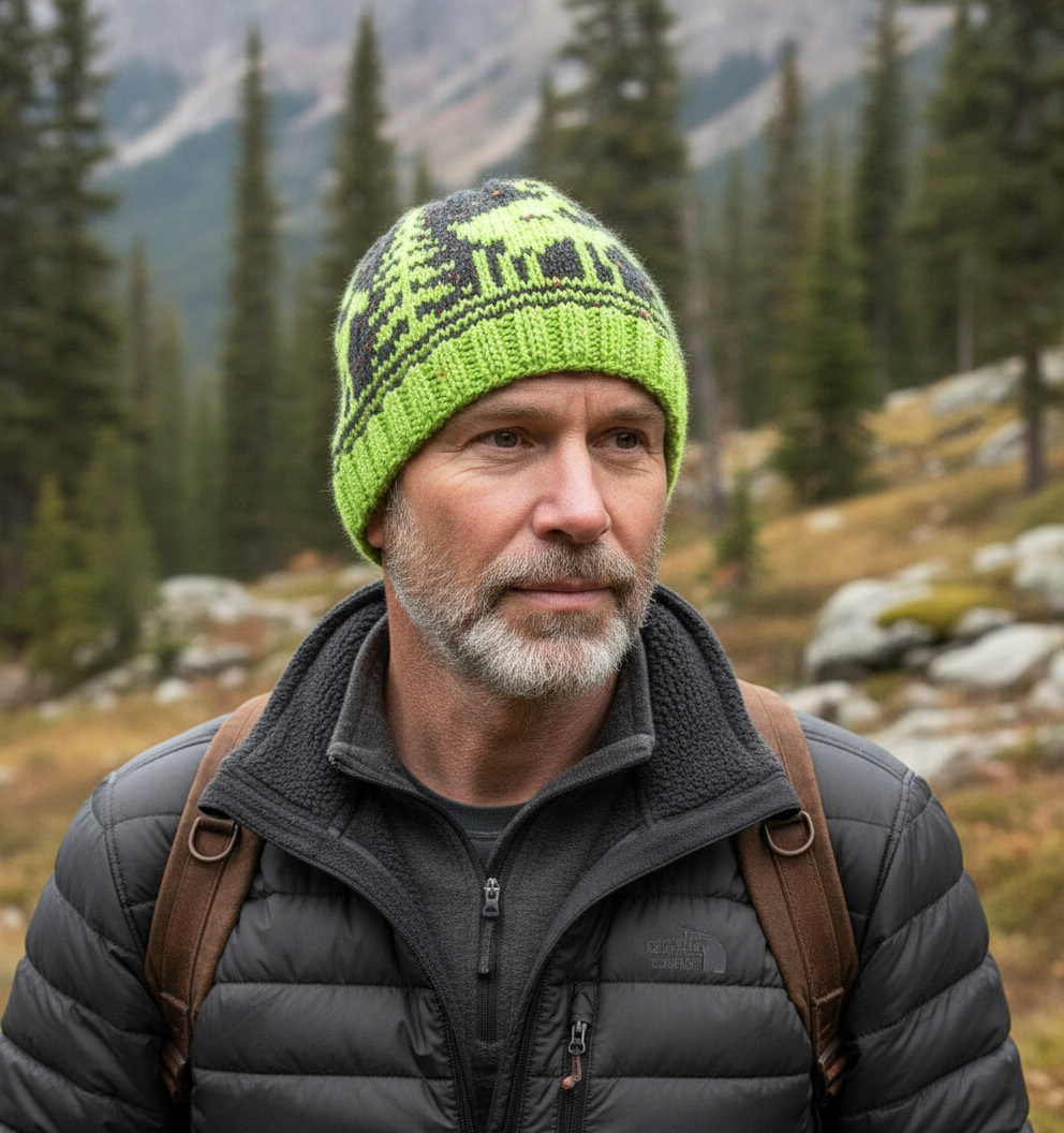 Mens Winter Hat | Fornication Deer Elk Hat, Funny Gift for Hunter