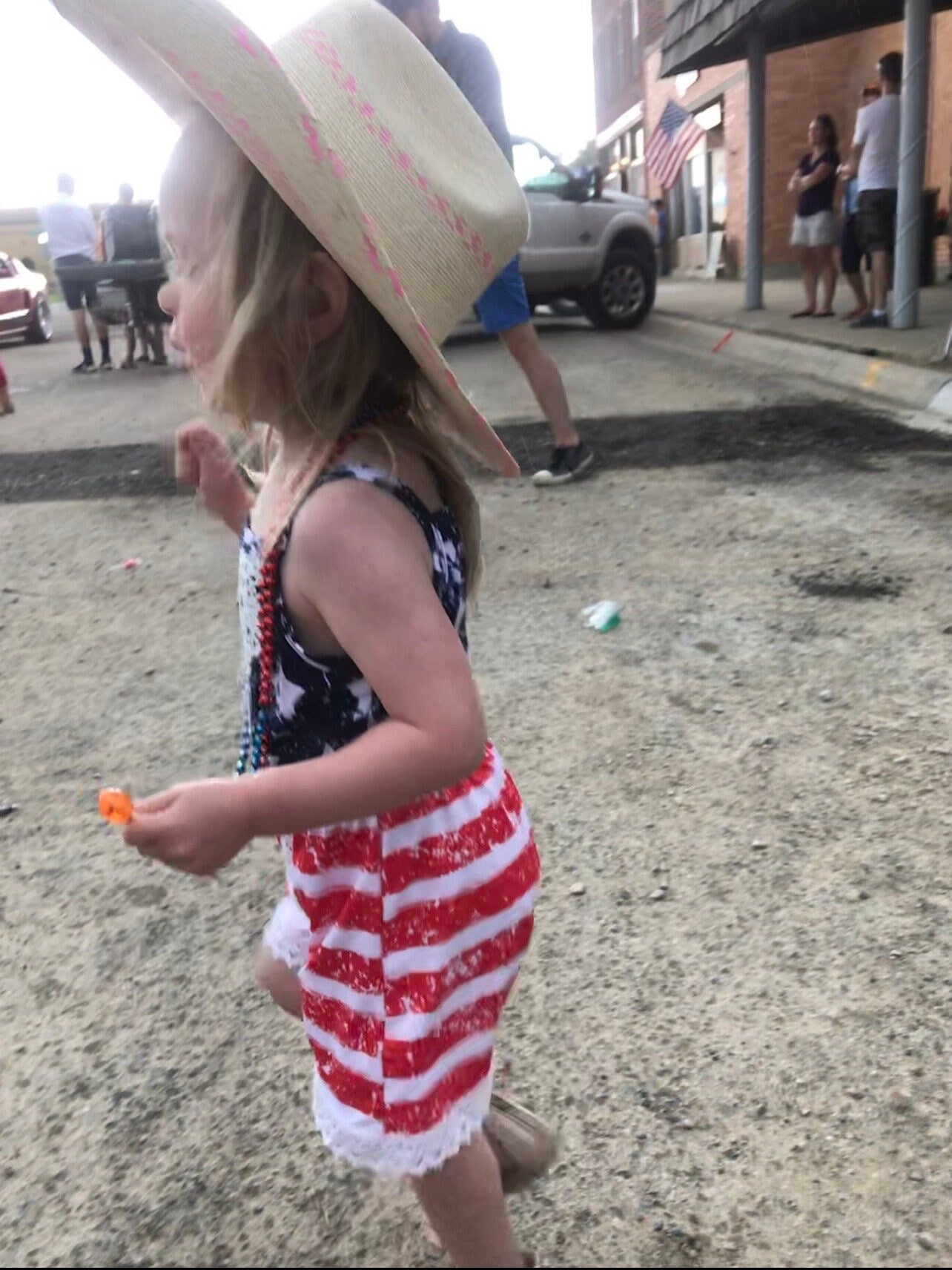 4th of July Girls Romper USA Flag Outfit Patriotic American Flag Jumpsuit Toddler Kids Summer Clothes -Razels