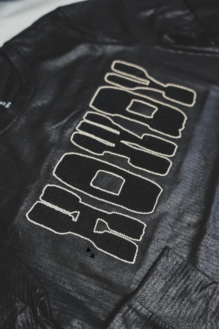 Black Sequin “Howdy” Long Sleeve Top | Western Graphic Shirt – Leather Luxe Style