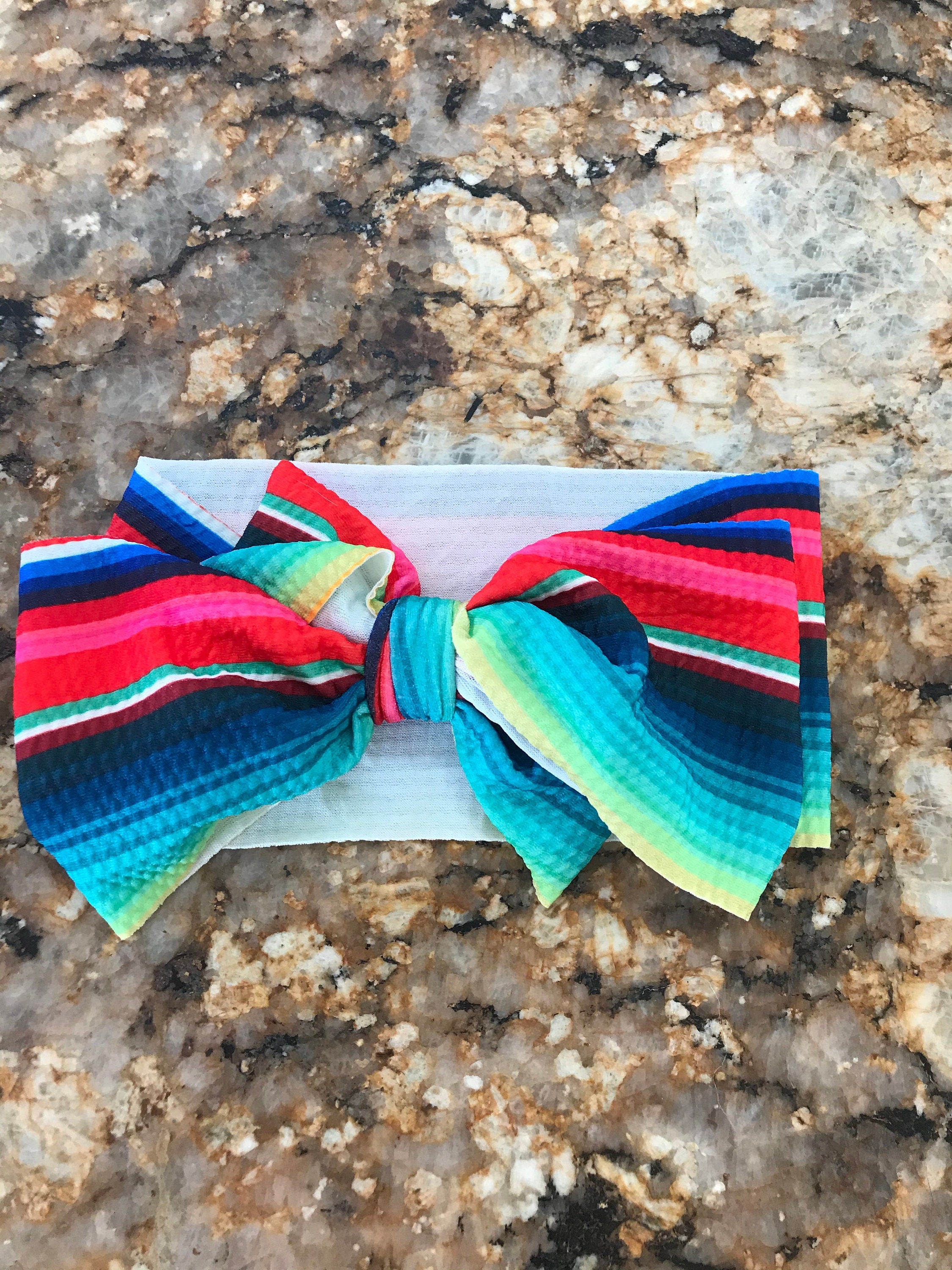 Fiesta These Big Bow Headbands for babies and toddlers are the perfect finishing touch to your little one's adorable outfit (also sold by Razels 😉). Soft, stretchy, and adjustable, they provide both comfort and style! And now, they’re available in even more colors!
✔ Hand-tied, not sewn, so you can adjust for the perfect fit