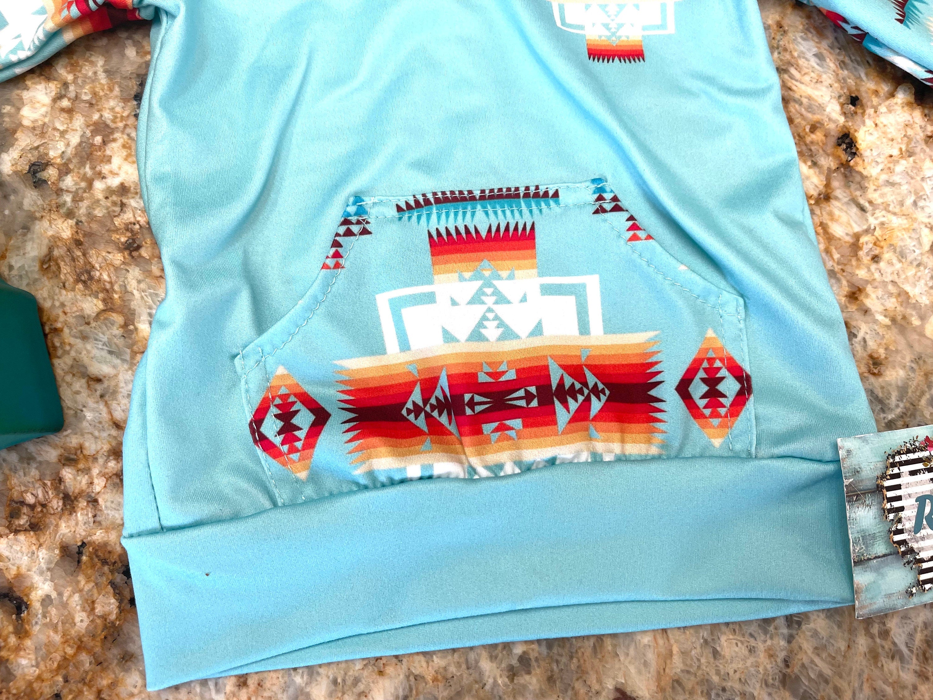 Kids Western Pullover – Southwestern Quarter Zip Sweatshirt, Cowboy Cowgirl Lightweight Sweatshirt Back to School -Razels