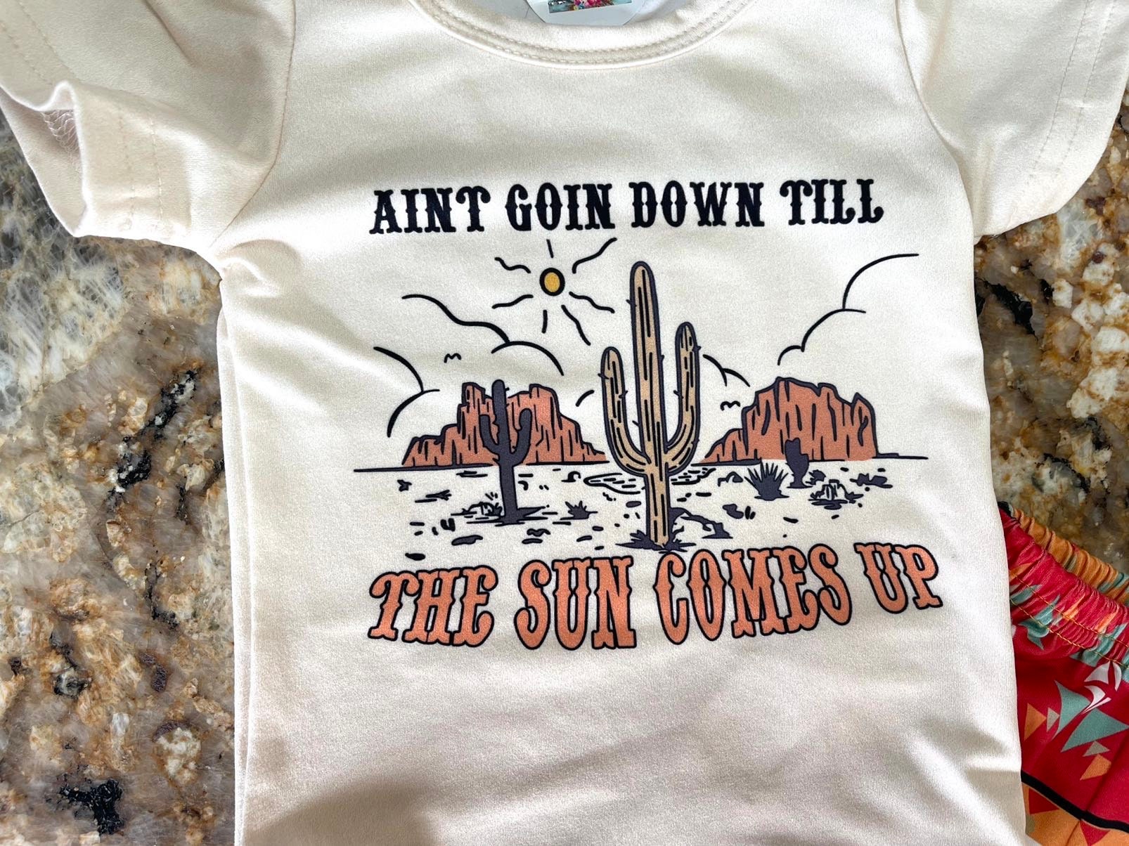 Ain’t Goin Down Til the Sun Comes Up, Bell Bottom Cowgirl Set, Girls 8/9 Only, CLOSEOUT clothes, Girls Size 8 Cowgirl Outfit, RODEO Cowgirl -Razels
