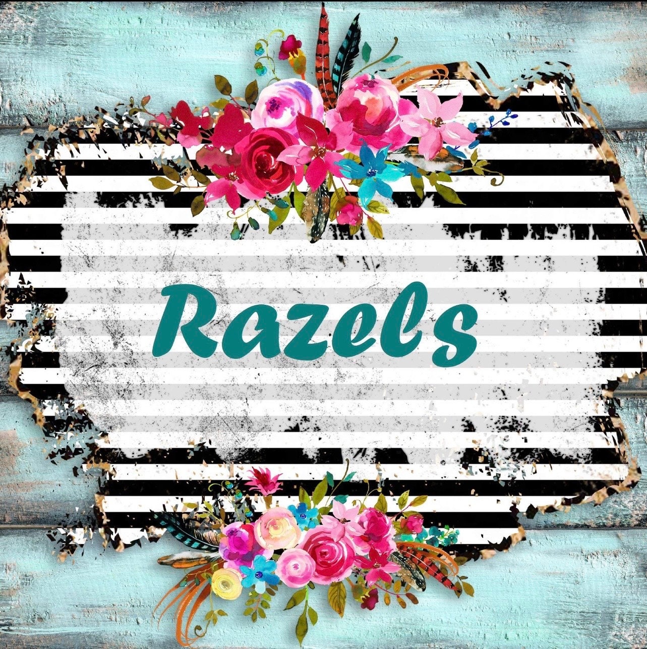 Western Tankini Swimsuit, Cowgirl Swimwear -Razels