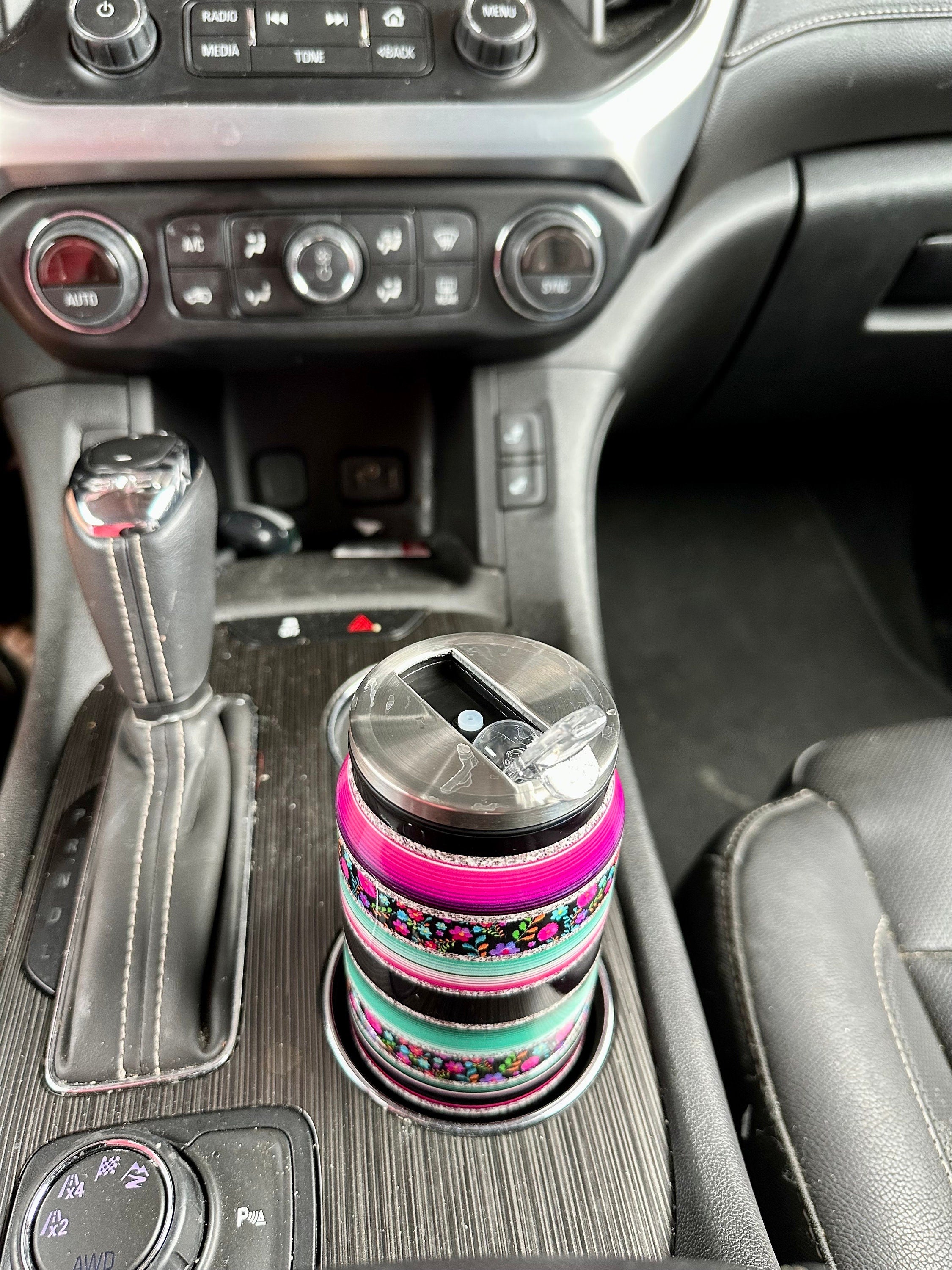 16 oz Stainless Steel Tumblers | Western Tumblers Feature temperature control - keep your beverage hot or cold. Sleek design fits everywhere! Choose from 4 designs: Pink Cowgirl, Serape Bolts, Yeehaw & Floral Serape. Ships FREE with $35+ purchase.