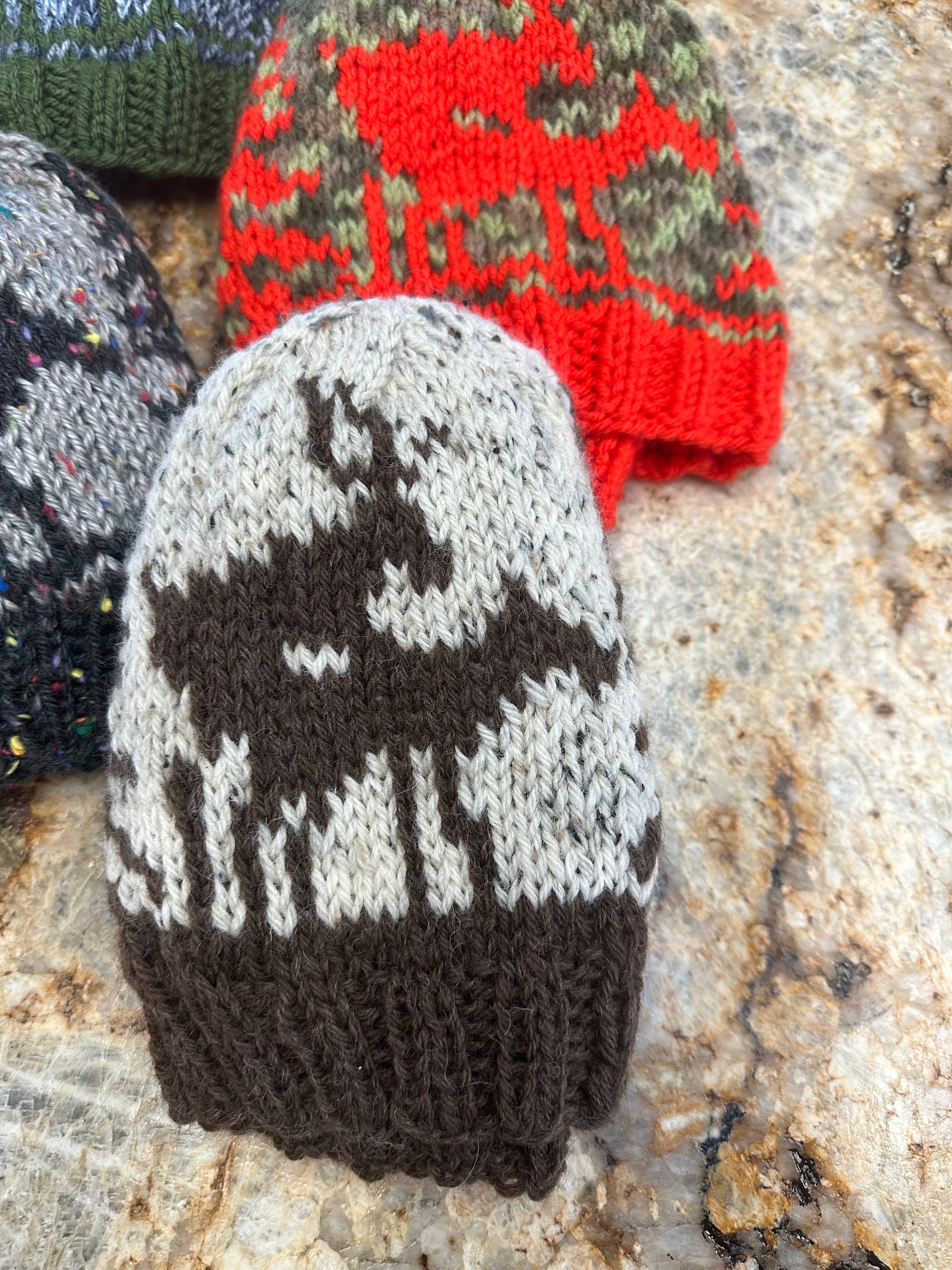 Fornicating Deer Knit Beanie: Novelty Hunting Hat -Razels