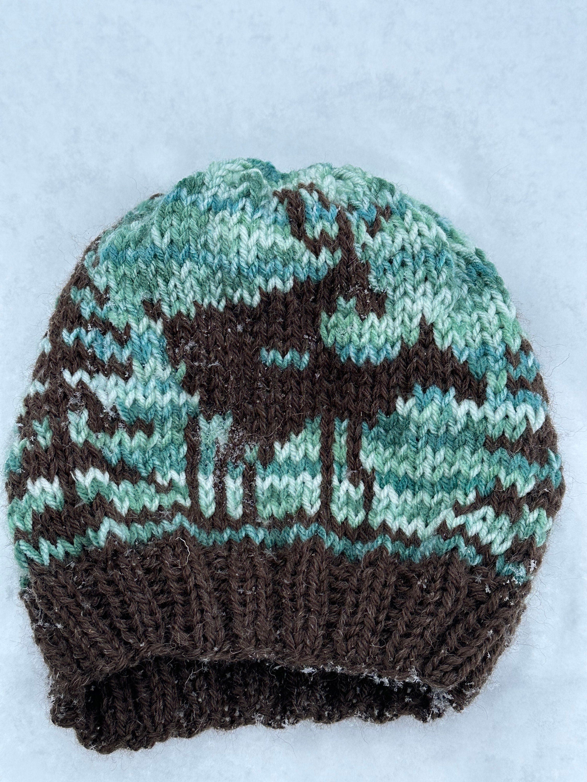 Hand-Knit Elk Hat: Outdoorsman Gift for Deer Hunters -Razels