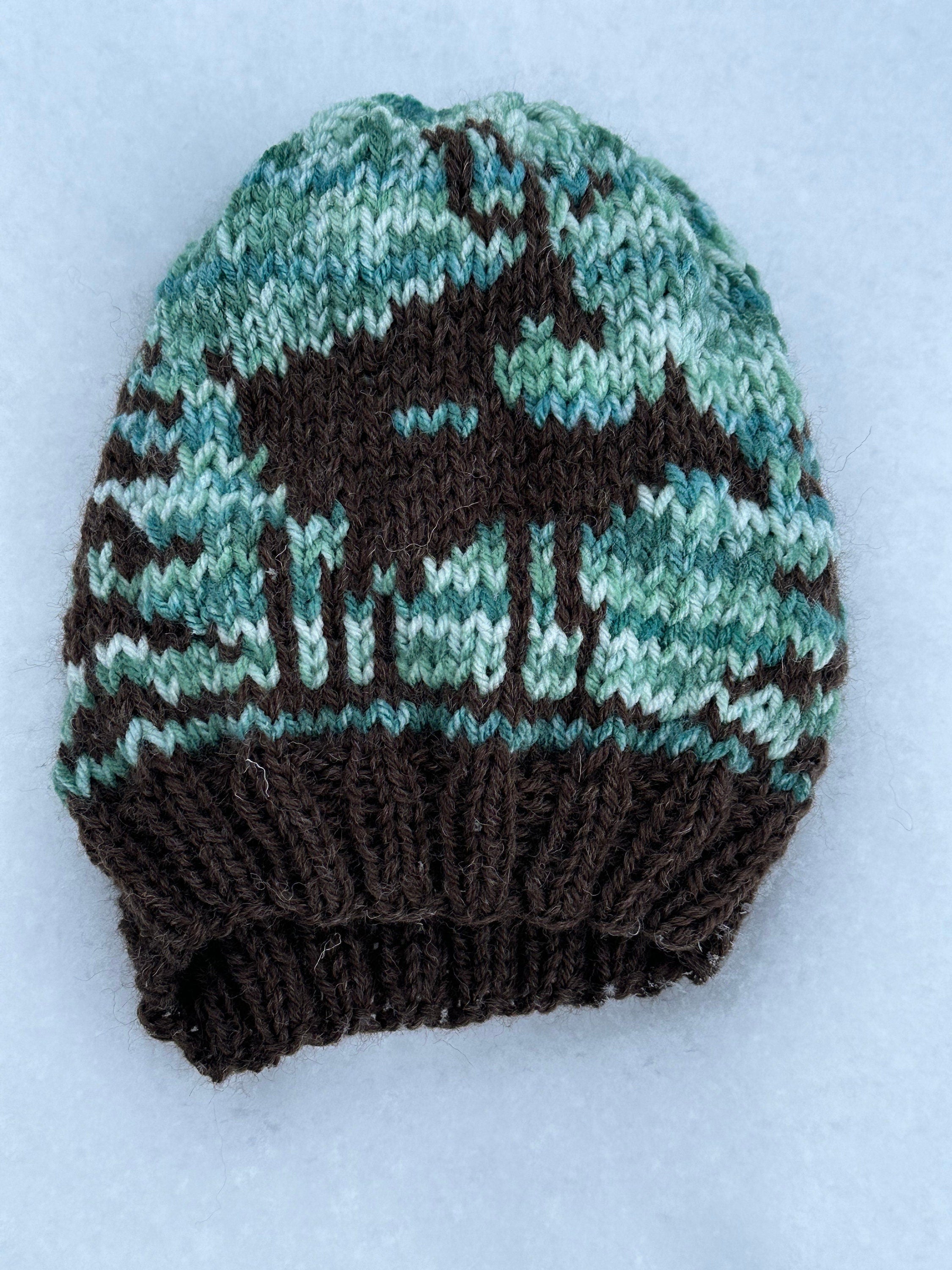 Hand-Knit Elk Hat: Outdoorsman Gift for Deer Hunters -Razels