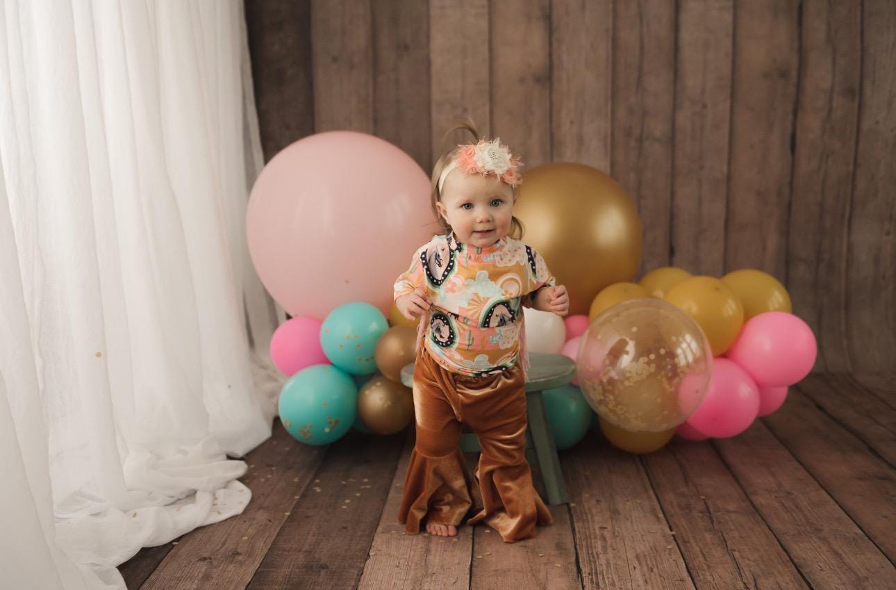 Girls Western Cowprint Fringe T-Shirt Dress: Boho Horse Tunic -Razels