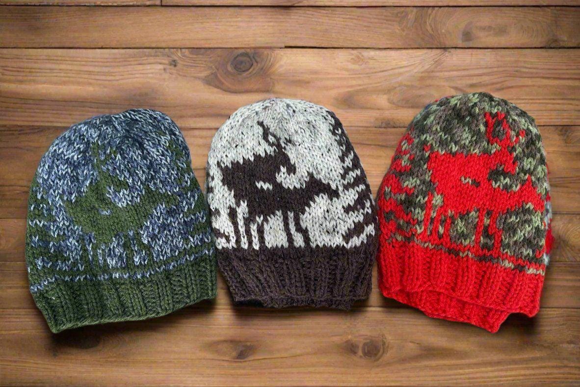 Fornicating Deer Knit Beanie: Novelty Hunting Hat -Razels