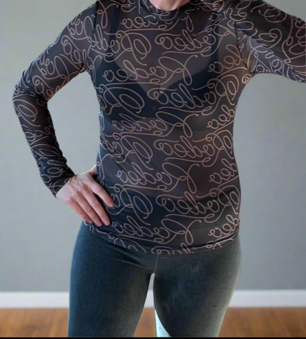 Rodeo Shirt, Western SHEER Shirt, Rodeo Nights T-Shirt, Cowgirl Shirt, Layering Shirt
Turn heads on rodeo nights with this bold Western SHEER Shirt! This cowgirl shirt features a striking RODEO print on soft, breathable mesh—perfect for layering over your favorite Rodeo Nights T-shirt or wearing on its own.
✔ Lightweight, breathable mesh for all-day comfort
✔ Stylish sheer design for layering or standalone wear
✔ Bold RODEO print for a statement Western look
FREE SHIPPING $35+ FROM MONTANA