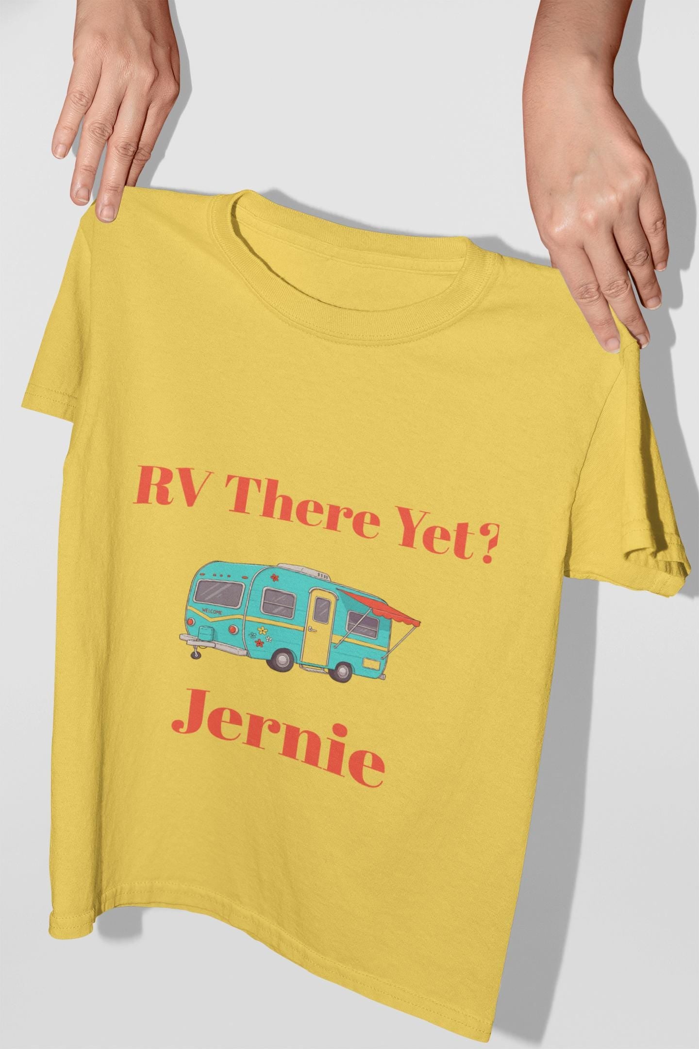 Personalized Kids Camping Shirt: "RV There Yet?" Family Vacation Tee -Razels