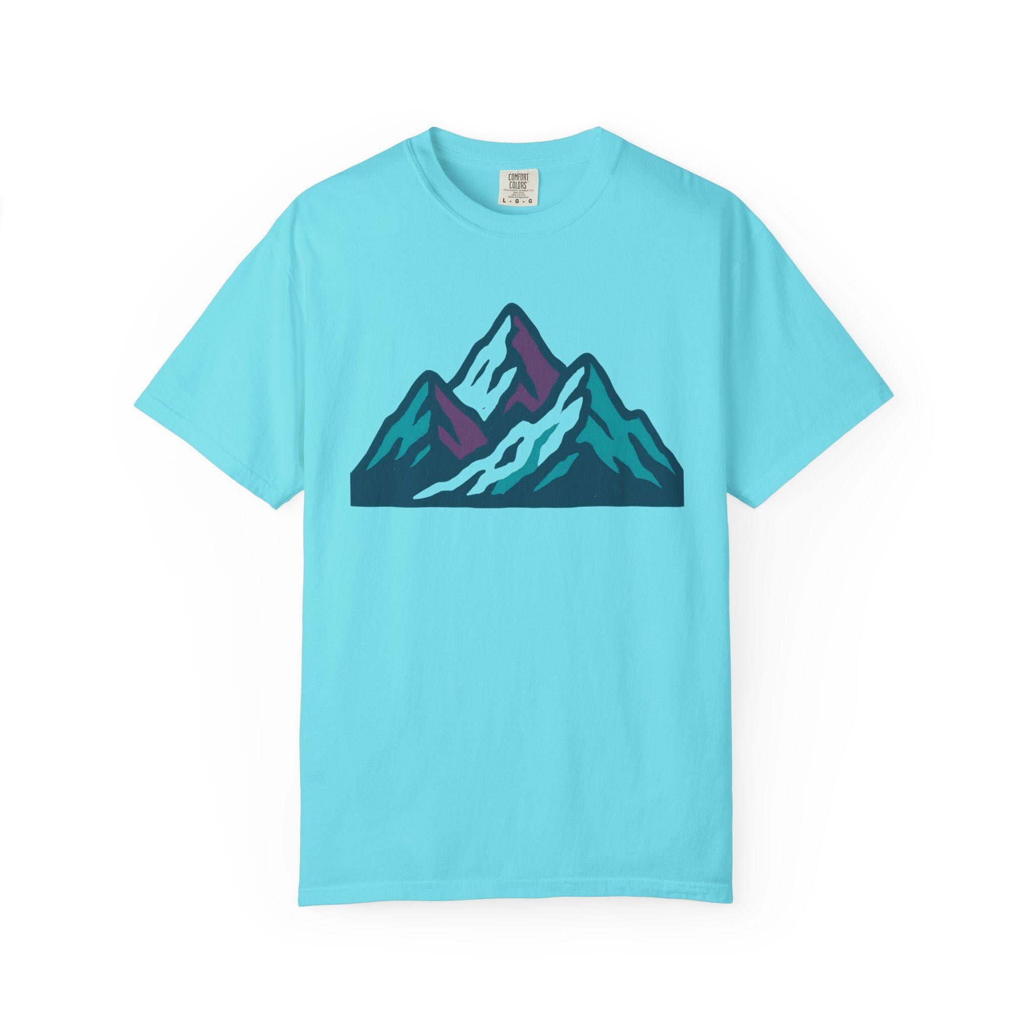 Mountain Graphic Unisex T-shirt, Comfort Colors Outdoor Shirt, Hiking Adventure Tee, Horn hunting tshirt -Razels