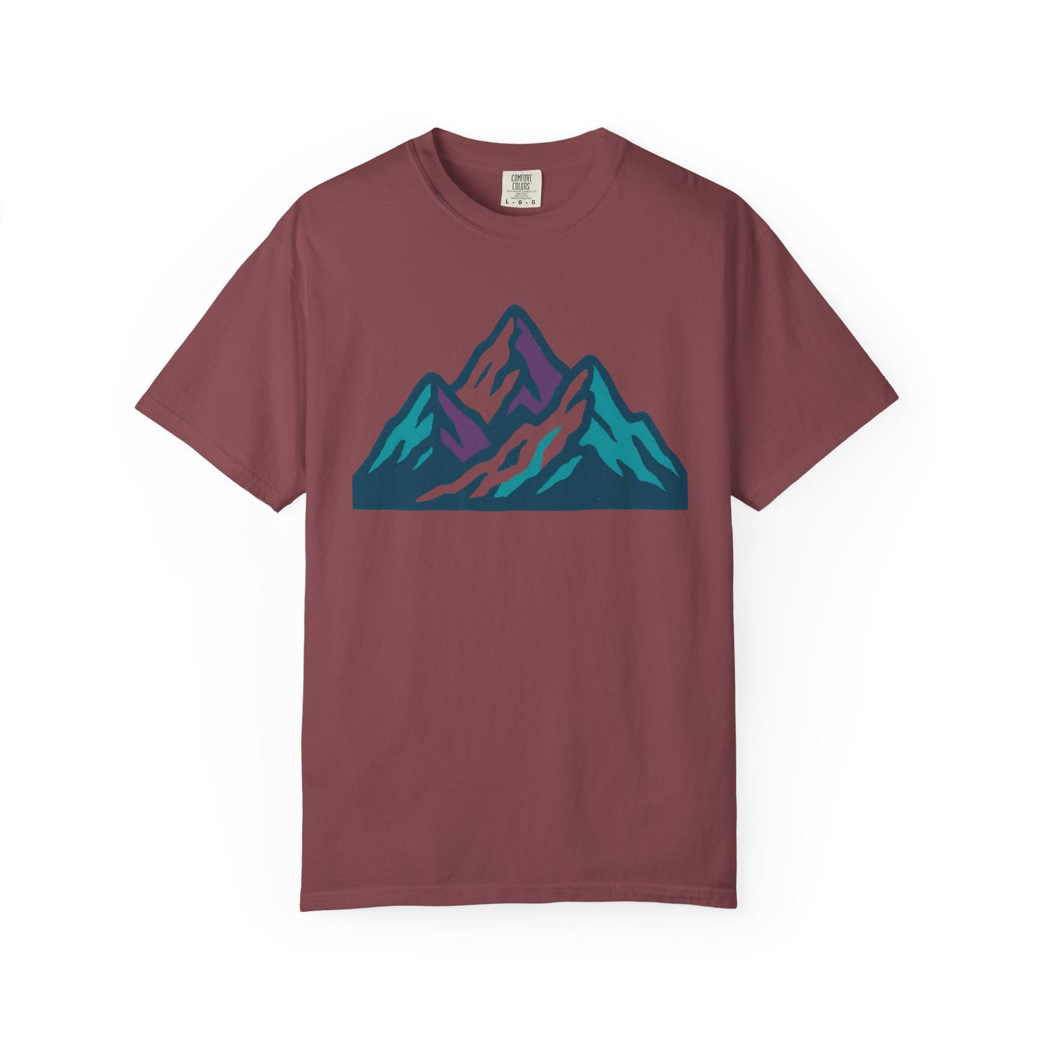 Mountain Graphic Unisex T-shirt, Comfort Colors Outdoor Shirt, Hiking Adventure Tee, Horn hunting tshirt -Razels