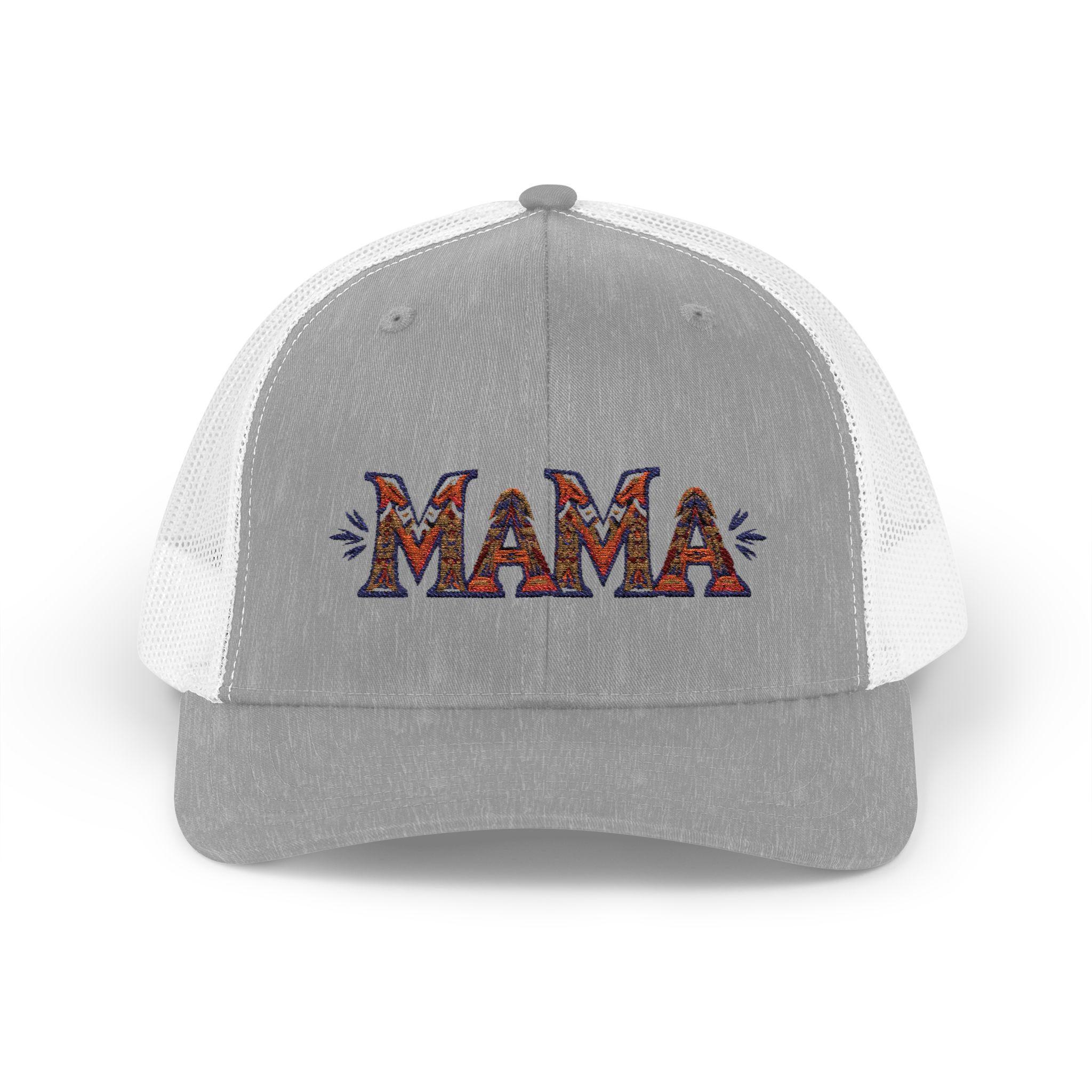 Mama Trucker Cap, Mom Trucker Hat BOHO, Tribal design Baseball Hat Moms, -Razels
