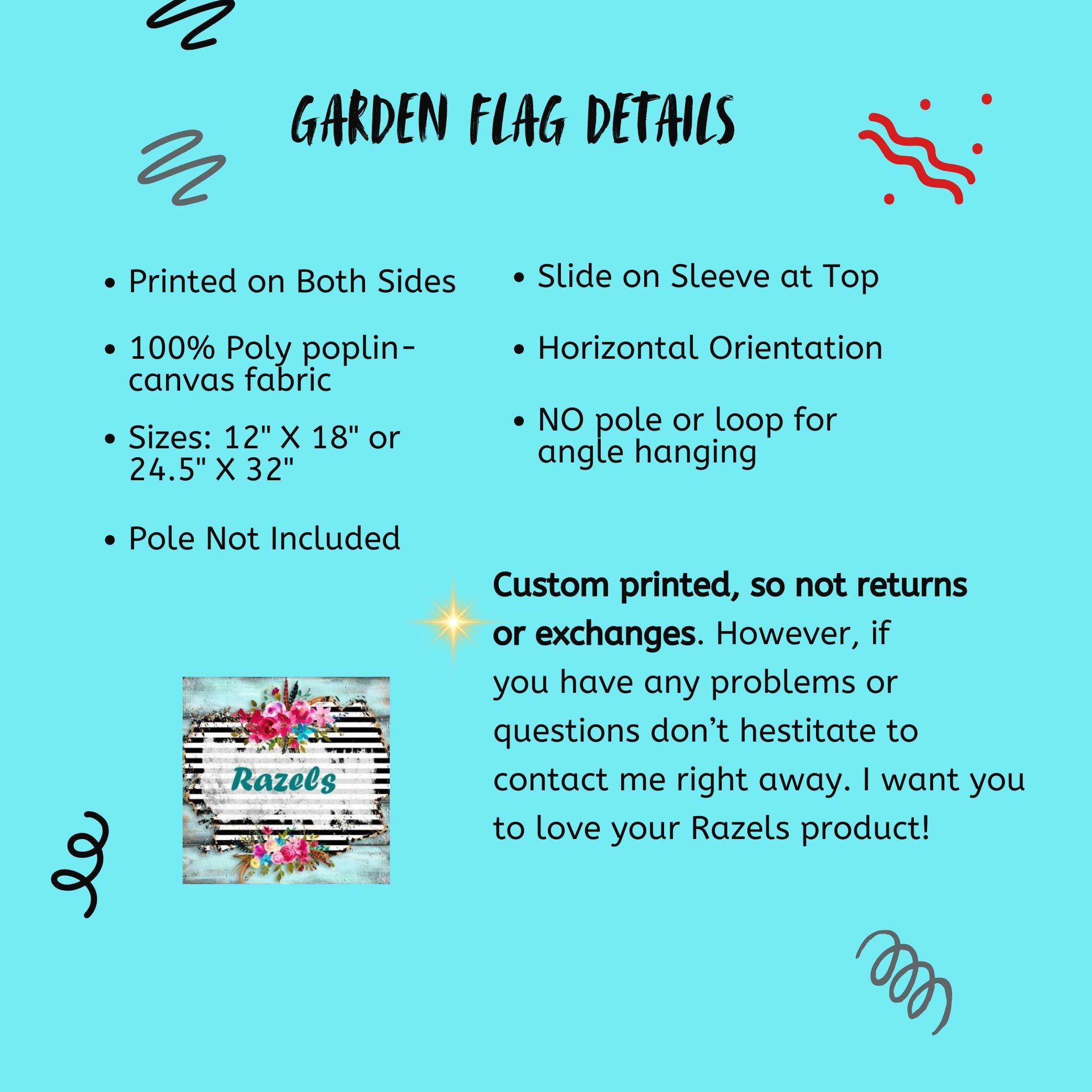 Patriotic Horse Garden Flag, 4th of July House Flag, Custom Yard Sign, Personalized Yard Flag, Funny Independance Day Flag -Razels