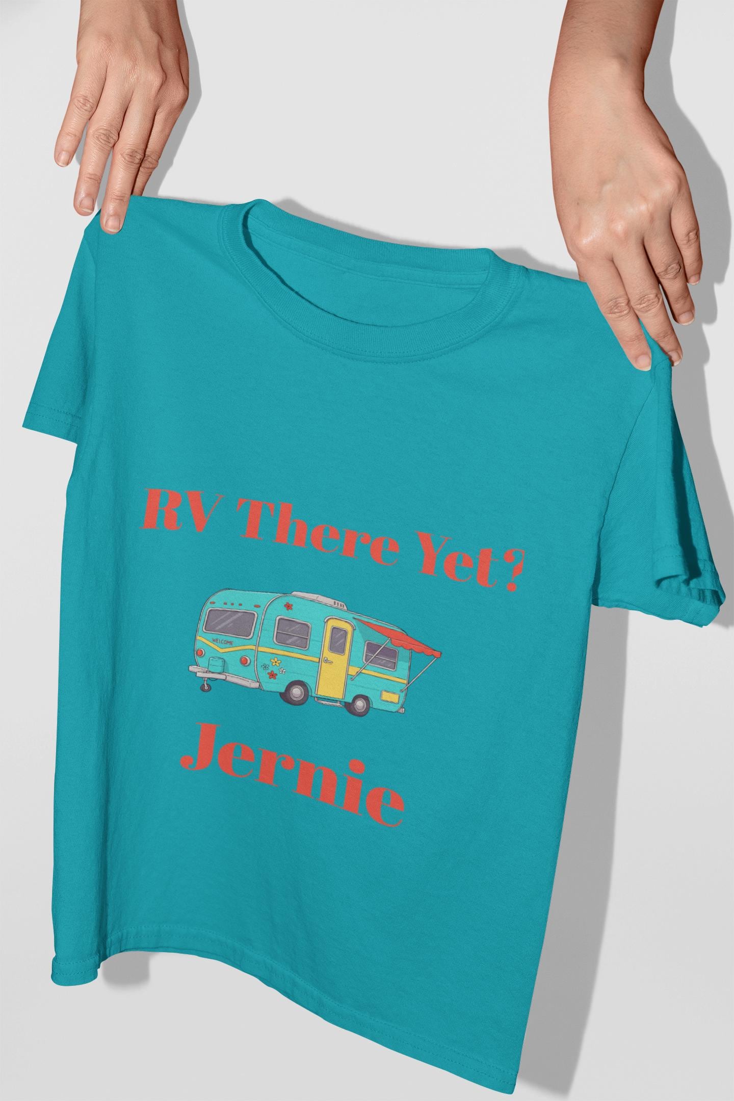 Personalized Kids Camping Shirt: "RV There Yet?" Family Vacation Tee -Razels