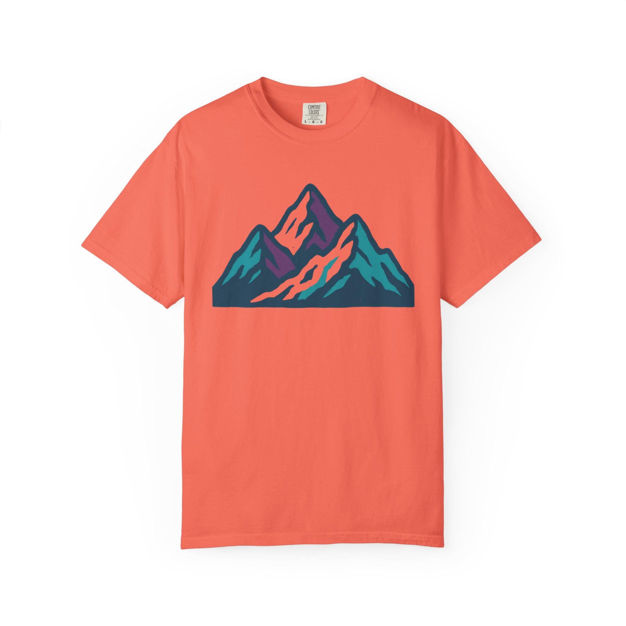 Mountain Graphic Unisex T-shirt, Comfort Colors Outdoor Shirt, Hiking Adventure Tee, Horn hunting tshirt -Razels