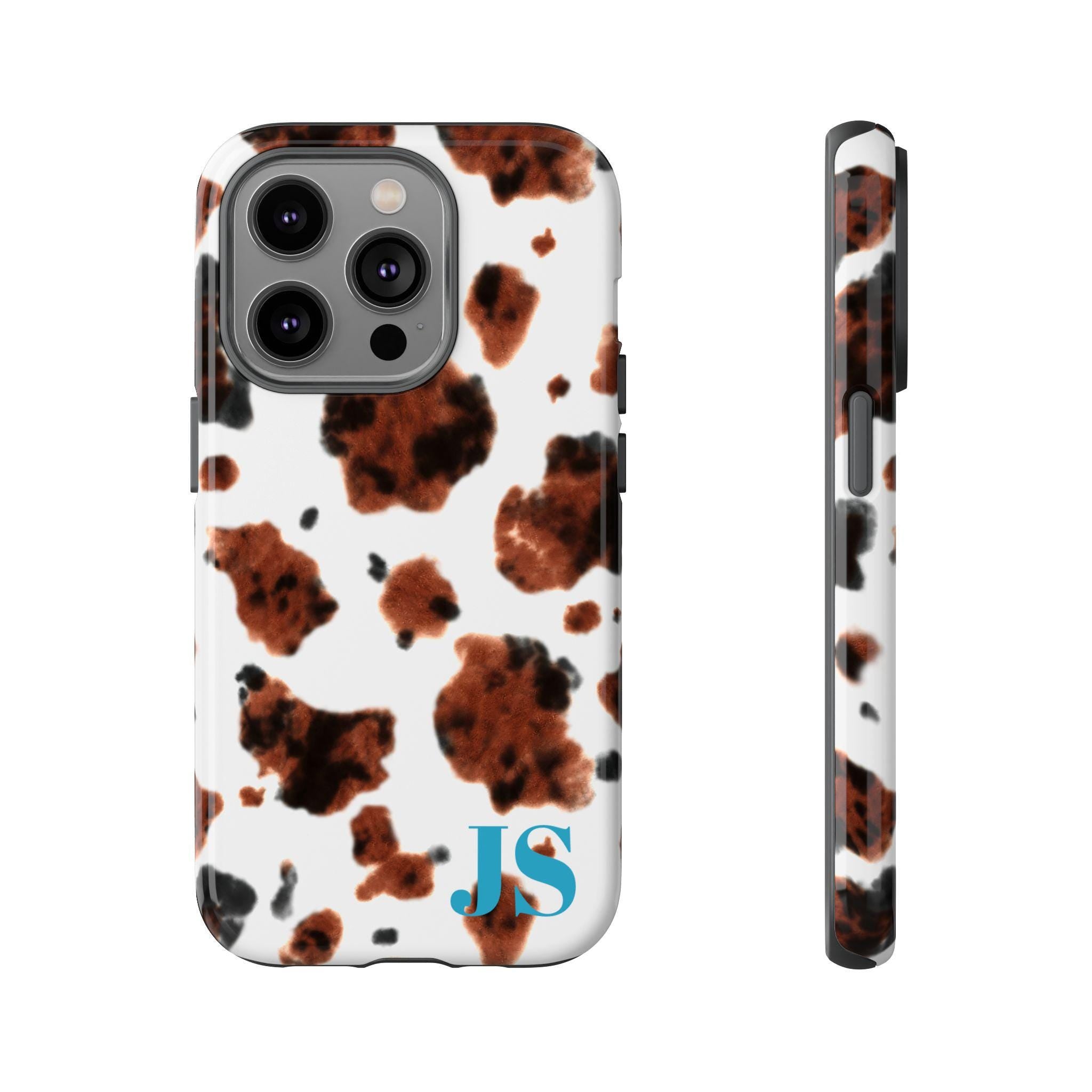Brindle Cowhide Phone Case: Personalized Western Design, Shockproof -Razels