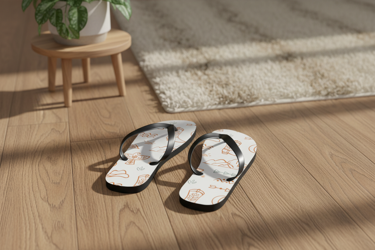 Western Flip Flops: Thunderbird Turquoise Cowgirl Sandals