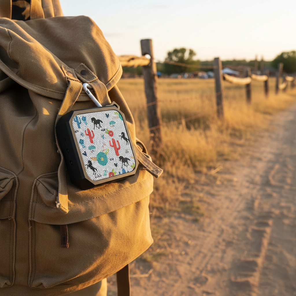 Boho Horse Bluetooth Speaker | Colorful Western Outdoor Speaker