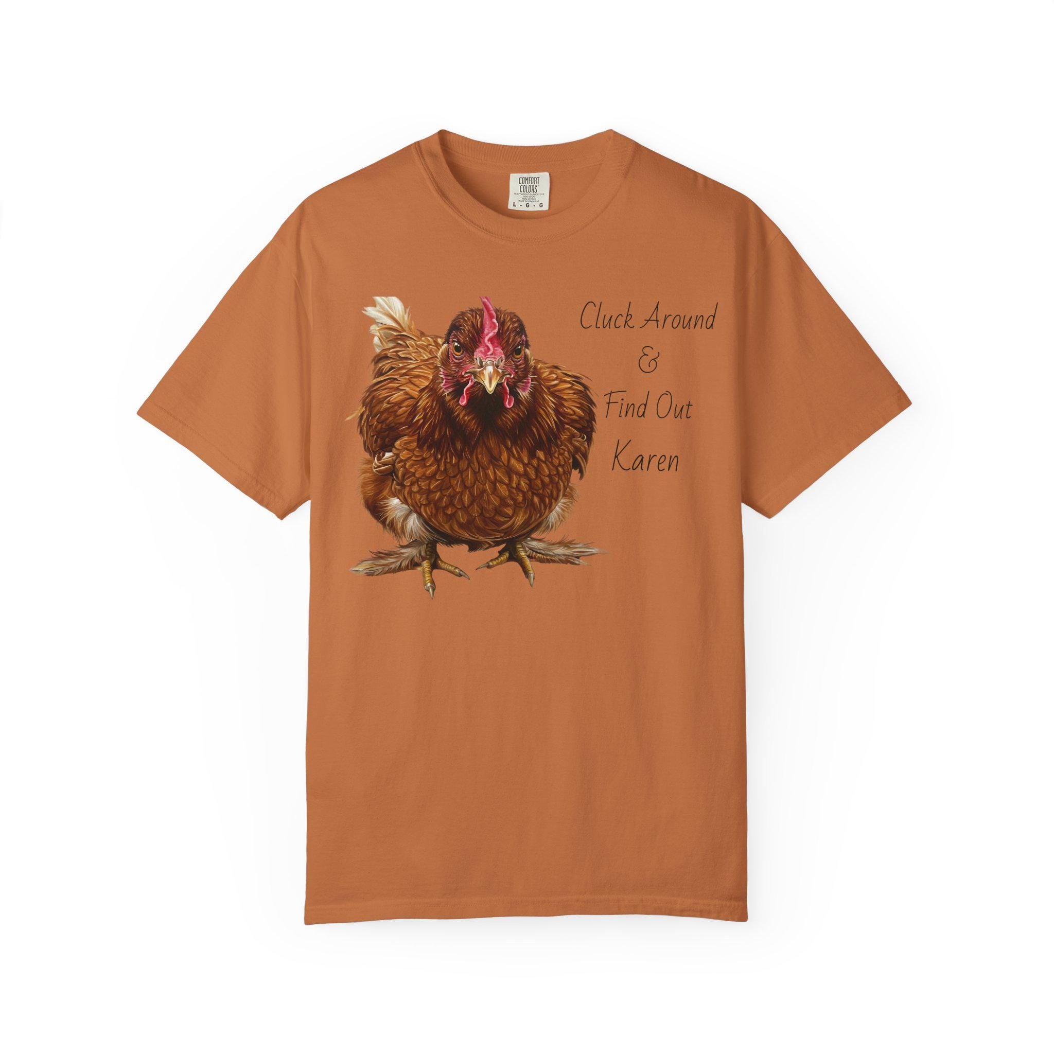 Custom Funny Chicken T-Shirt, Cluck Around & Find Out, Personalized Crazy Chicken Lady Shirt, gift for Chicken Lover, Backyard Chicken Owner -Razels