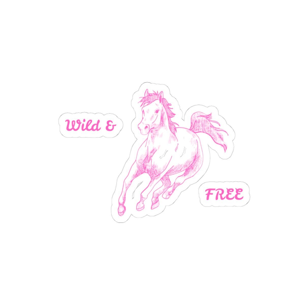Wild & Free Horse Stickers for Laptop, Phone case -Razels