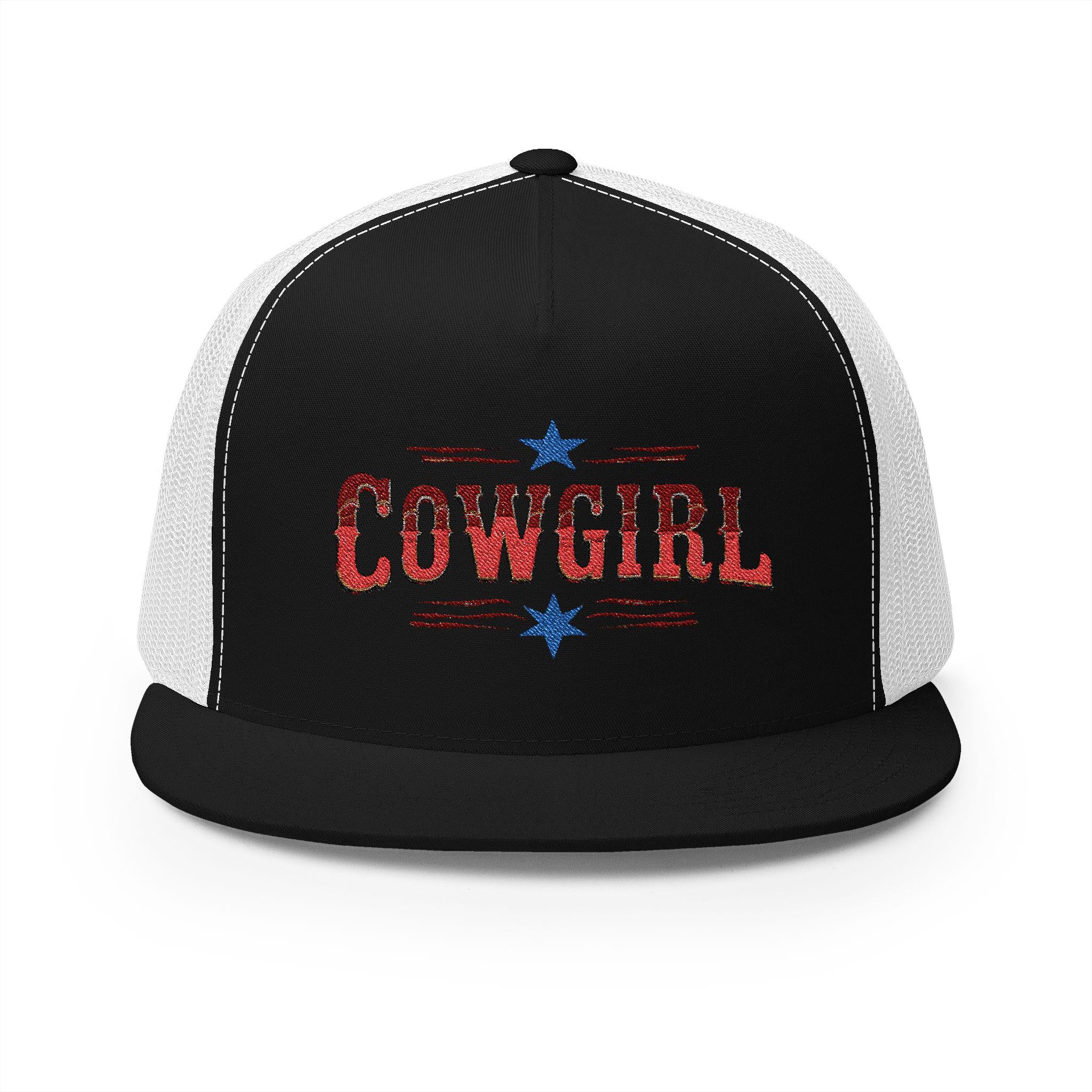 Cowgirl Trucker Hat: Western Summer Baseball Cap -Razels