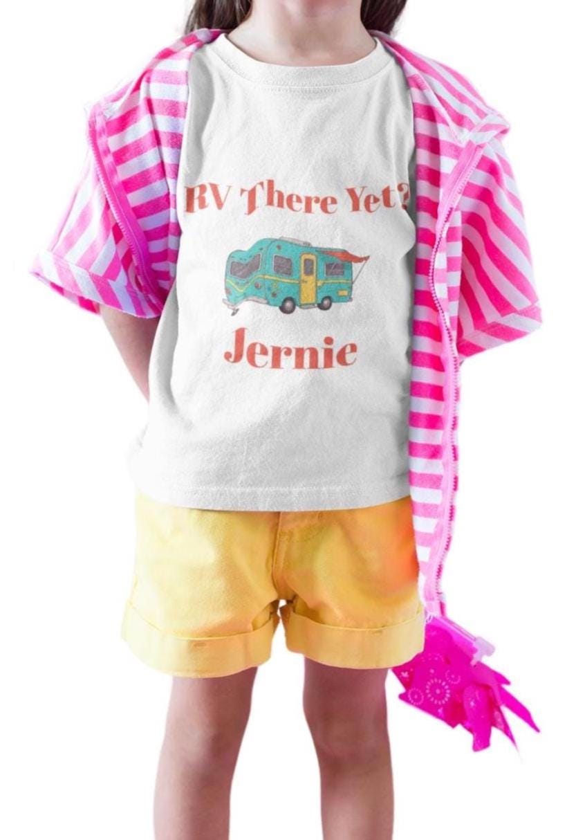 Personalized Kids Camping Shirt: "RV There Yet?" Family Vacation Tee -Razels