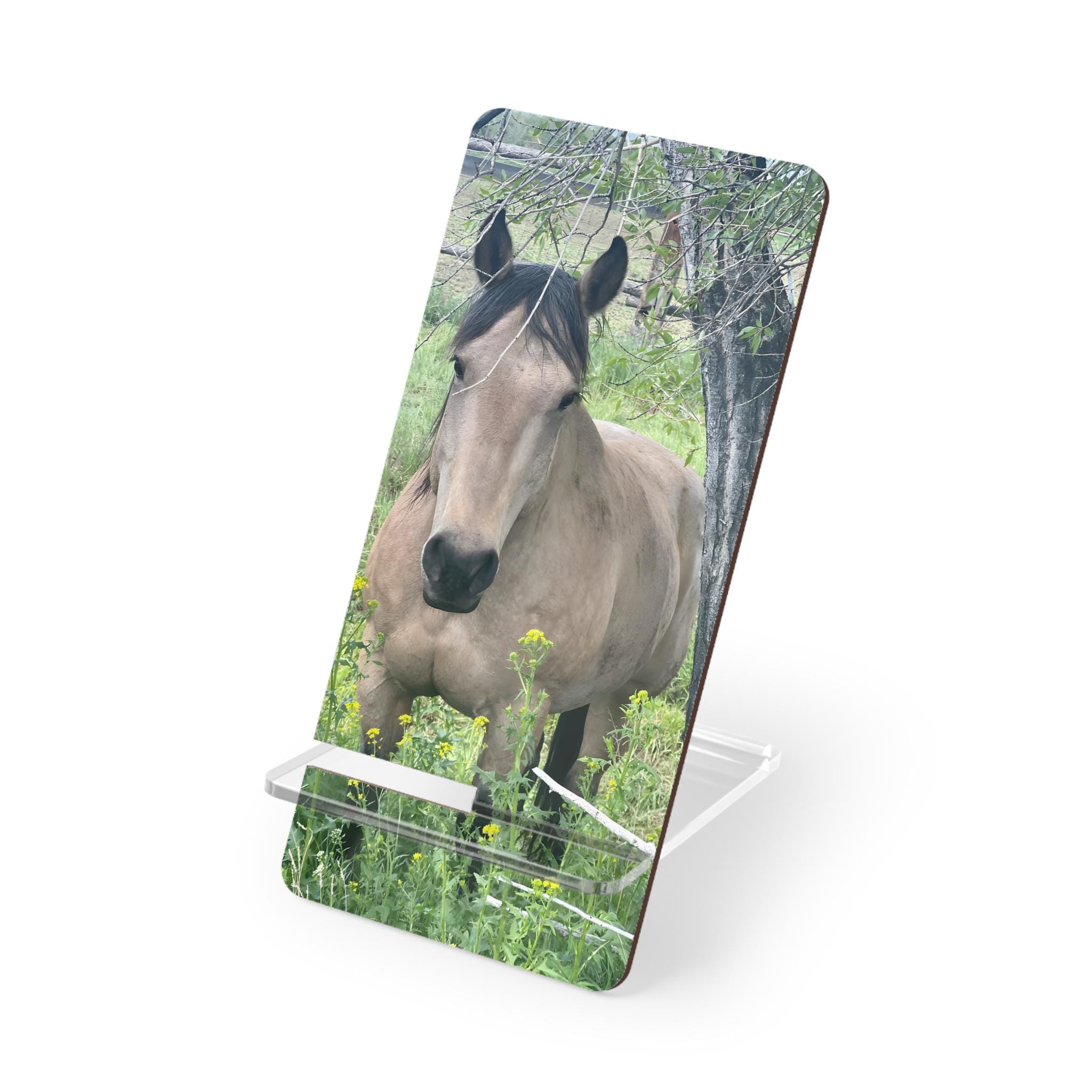 Custom Pet Photo Phone Stand - Personalized Smartphone Holder for Horse Lovers, Gift for Pet Lovers -Razels