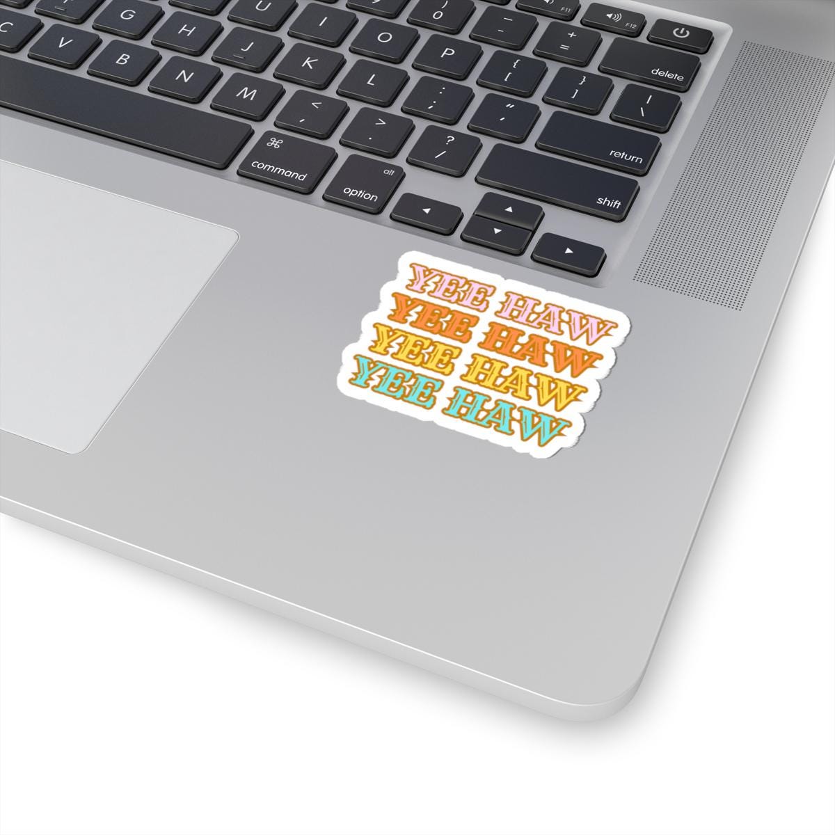 Retro YEEHAW Sticker Western Rainbow Cowgirl Decal for Laptop Phone Case Notebook Kindle -Razels