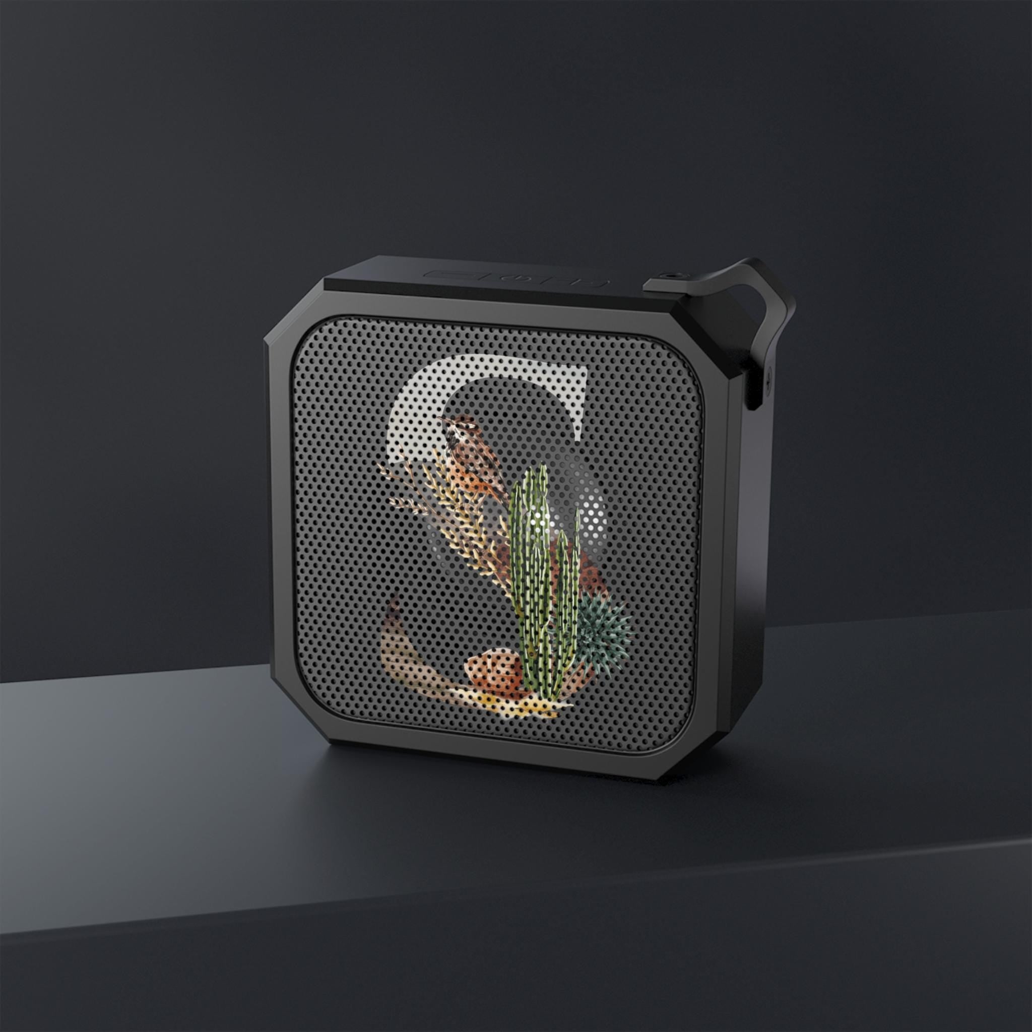 Custom Western Initial Bluetooth Speaker, Clip-On Portable Outdoor Speaker for Cowboy Cowgirl Gift, Water-Resistant